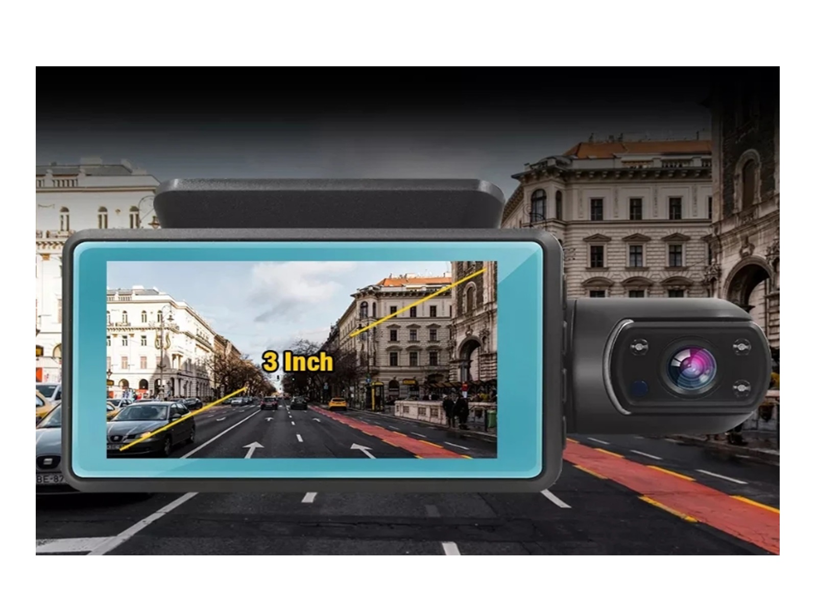 Dashcam Full HD - met dual lens en Wifi – foto 8 – kavel bij GSD Auctions, Zoeterwoude