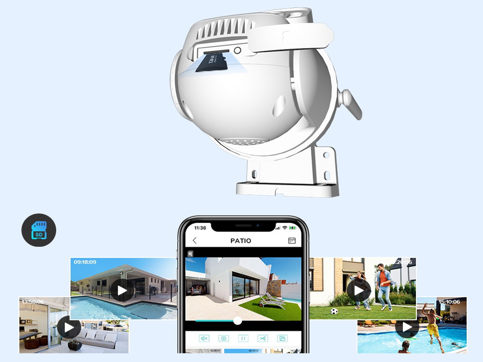 Dual lens 6 MP camera - 2 camera's in 1 behuizing - wit – foto 10 – kavel bij GSD Auctions, Zoeterwoude