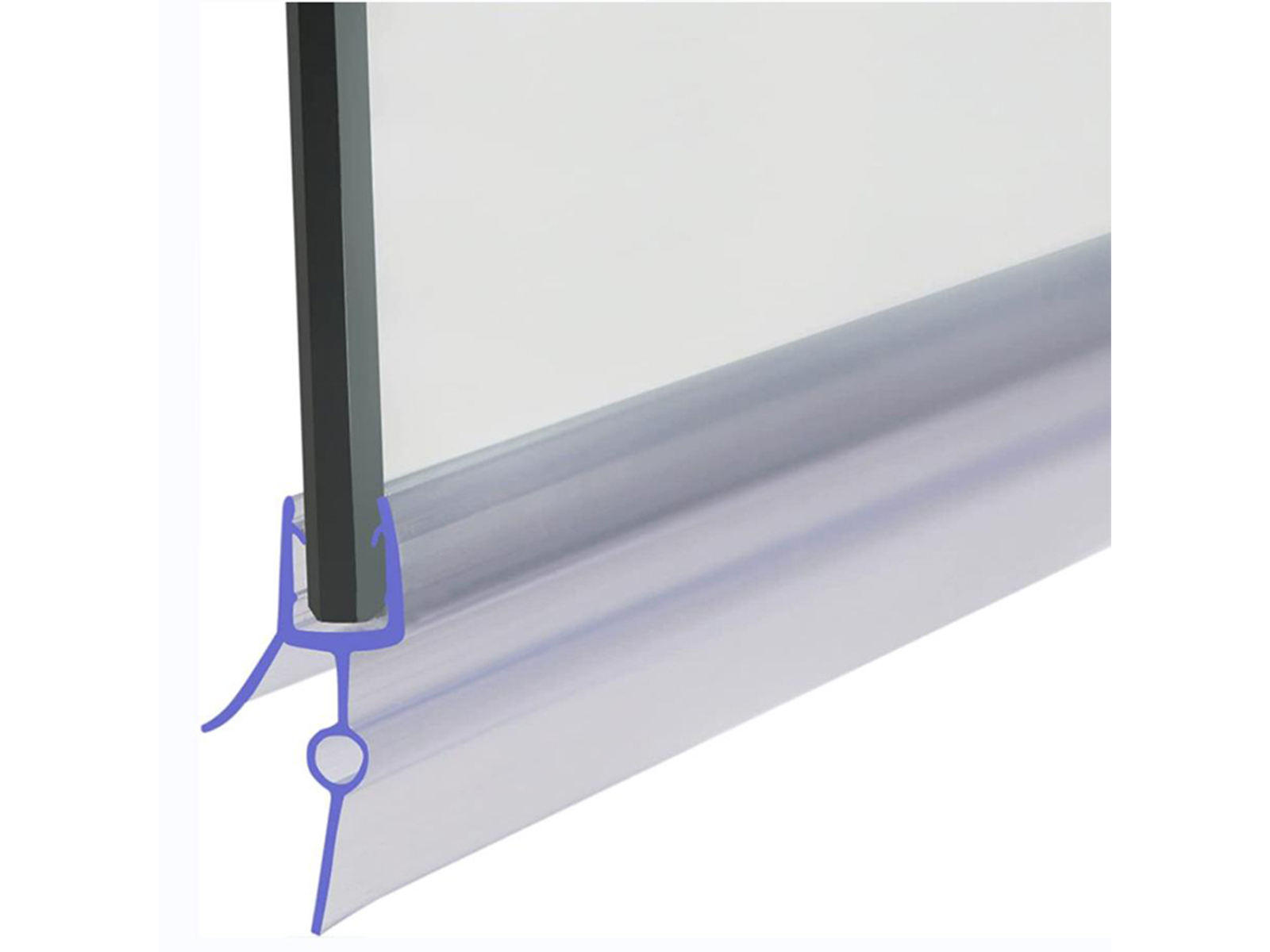 Douche strip - douche deur afdichting met waterkering - 2x 60 cm – foto 2 – kavel bij GSD Auctions, Zoeterwoude