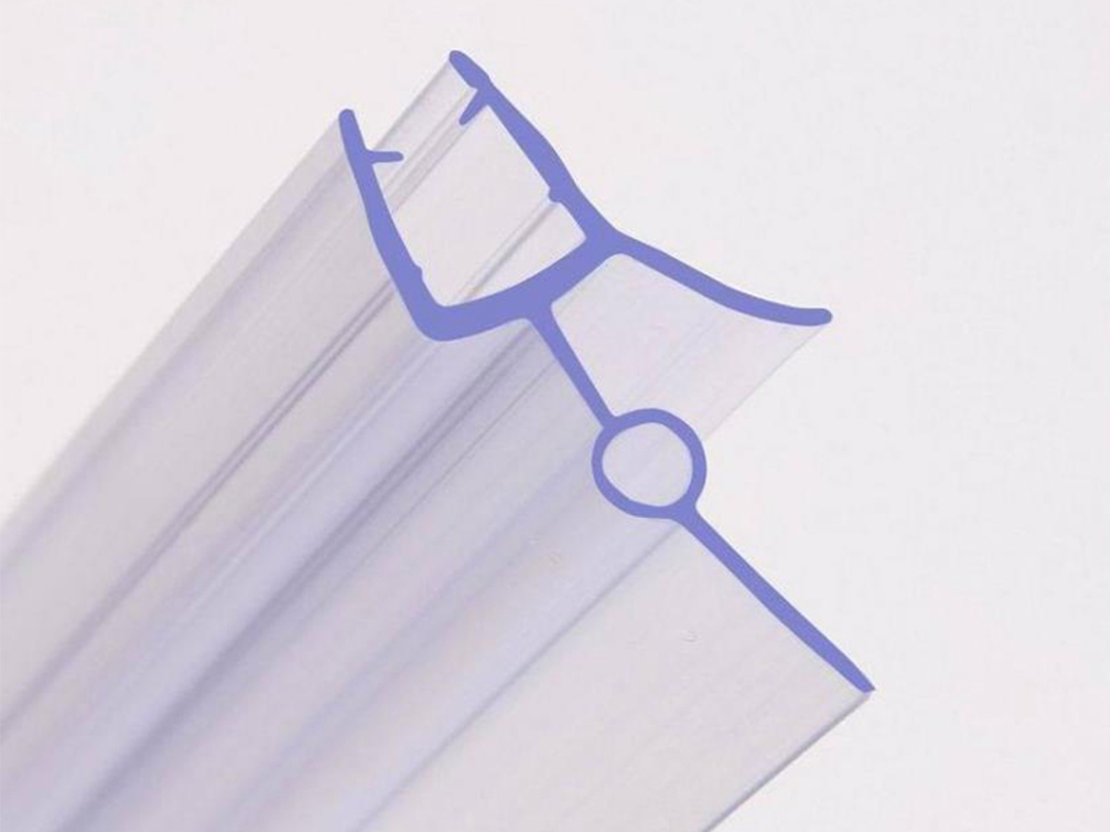 Douche strip - douche deur afdichting met waterkering - 2x 60 cm – foto 3 – kavel bij GSD Auctions, Zoeterwoude