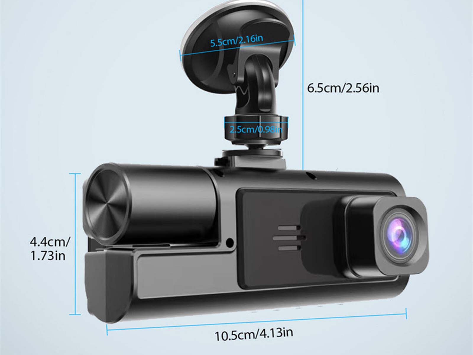 Dashcam met 3 camera's - voor en achterkant – foto 6 – kavel bij GSD Auctions, Zoeterwoude
