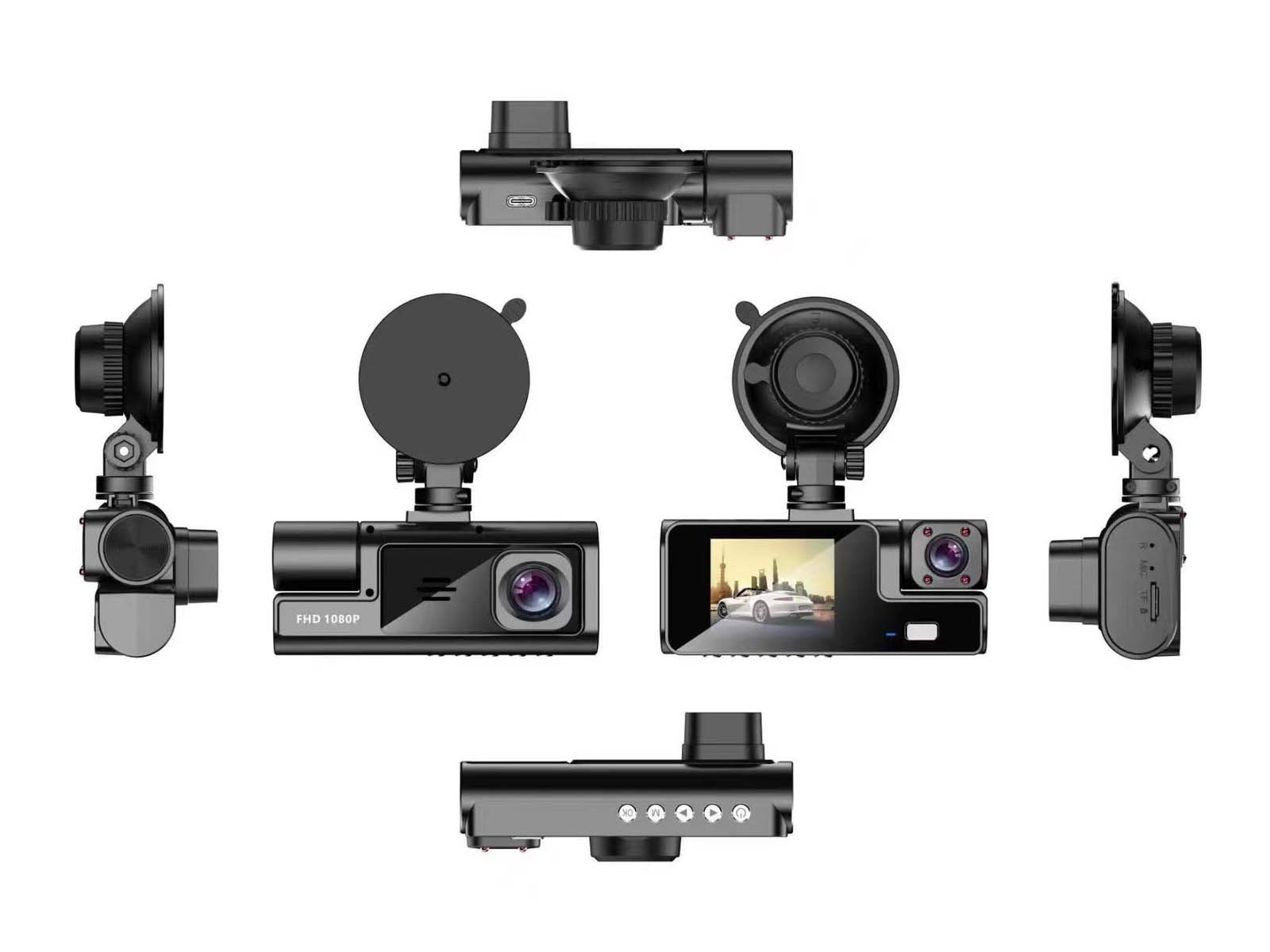Dashcam met 3 camera's - voor en achterkant – foto 7 – kavel bij GSD Auctions, Zoeterwoude