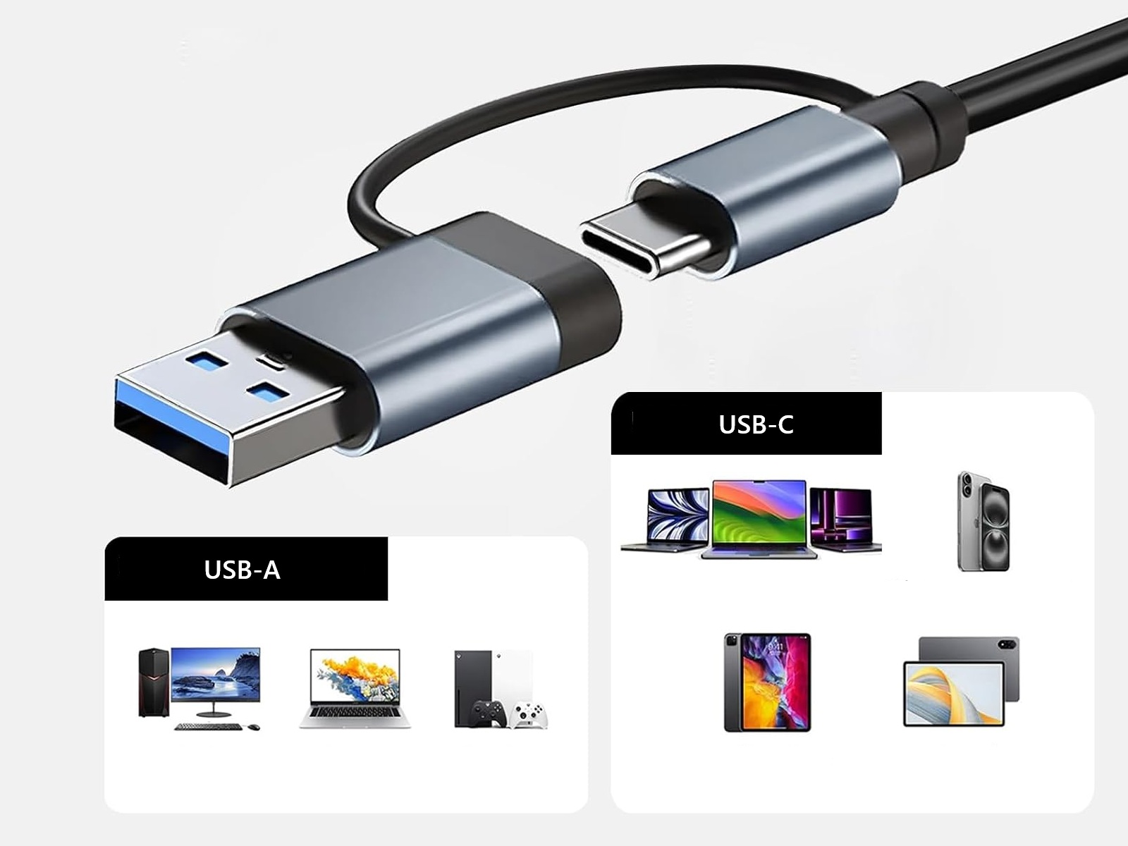 7 in 1 USB hub - USB-A en USB-C – foto 6 – kavel bij GSD Auctions, Zoeterwoude