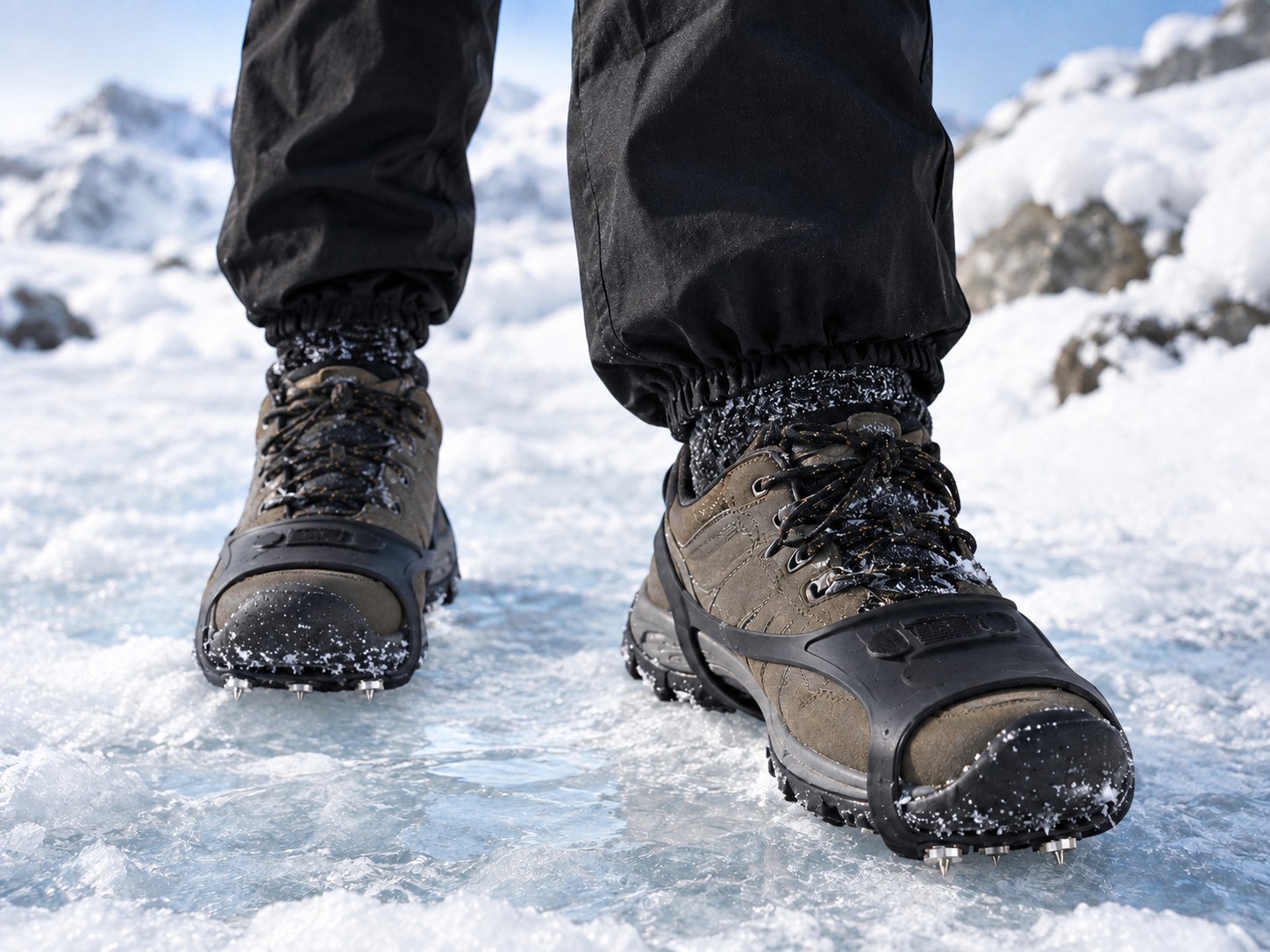 Sneeuwschoenen met Spikes – universele maat – foto 2 – kavel bij GSD Auctions, Zoeterwoude