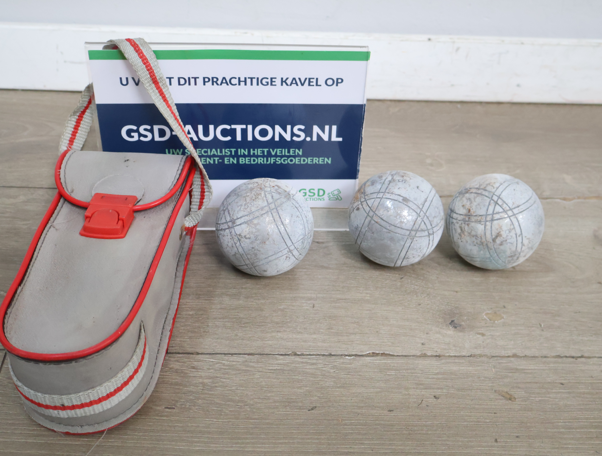 Set jeu de boules ballen met draagtas'' – kavel bij GSD Auctions, Zoeterwoude