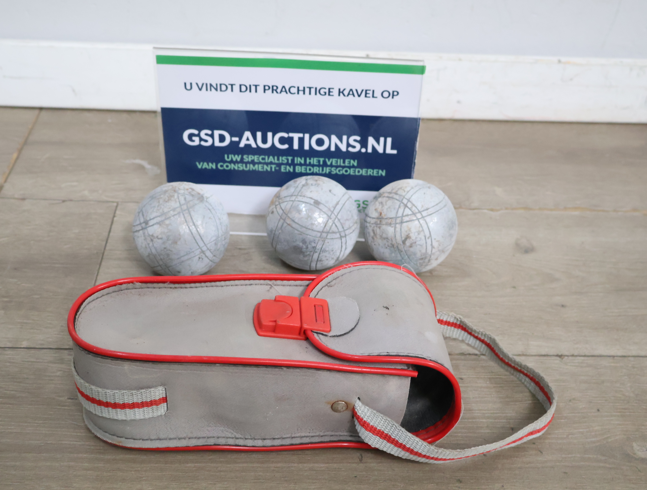 Set jeu de boules ballen met draagtas'' – foto 2 – kavel bij GSD Auctions, Zoeterwoude