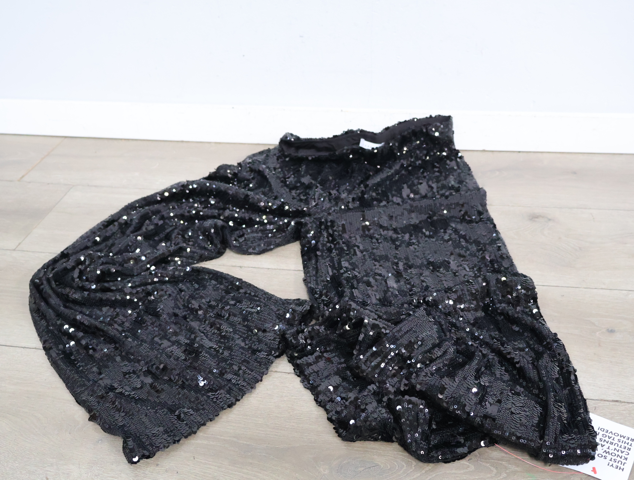 Zwarte broek met pailletten'' – foto 5 – kavel bij GSD Auctions, Zoeterwoude
