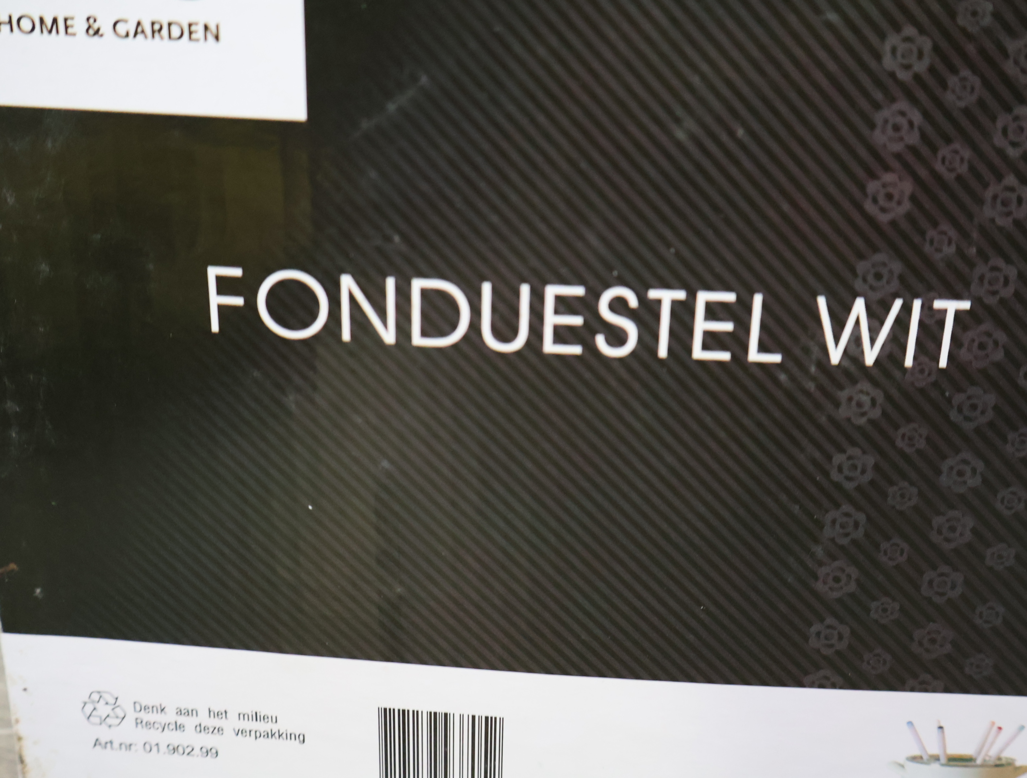Wit fondue stel met stokjes'' – foto 4 – kavel bij GSD Auctions, Zoeterwoude