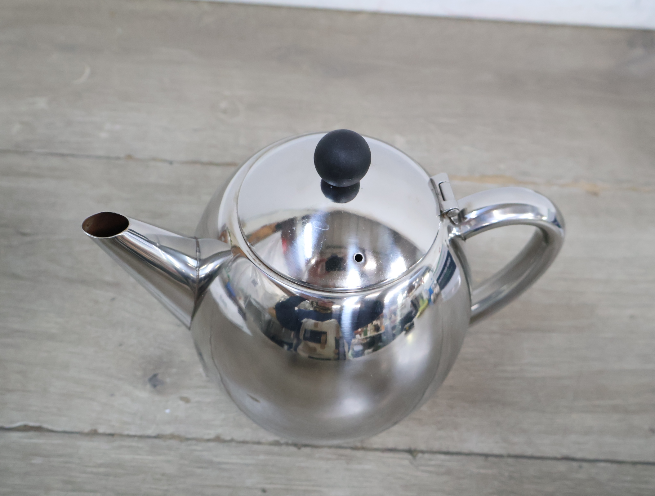 RVS theepot met deksel'' – foto 4 – kavel bij GSD Auctions, Zoeterwoude