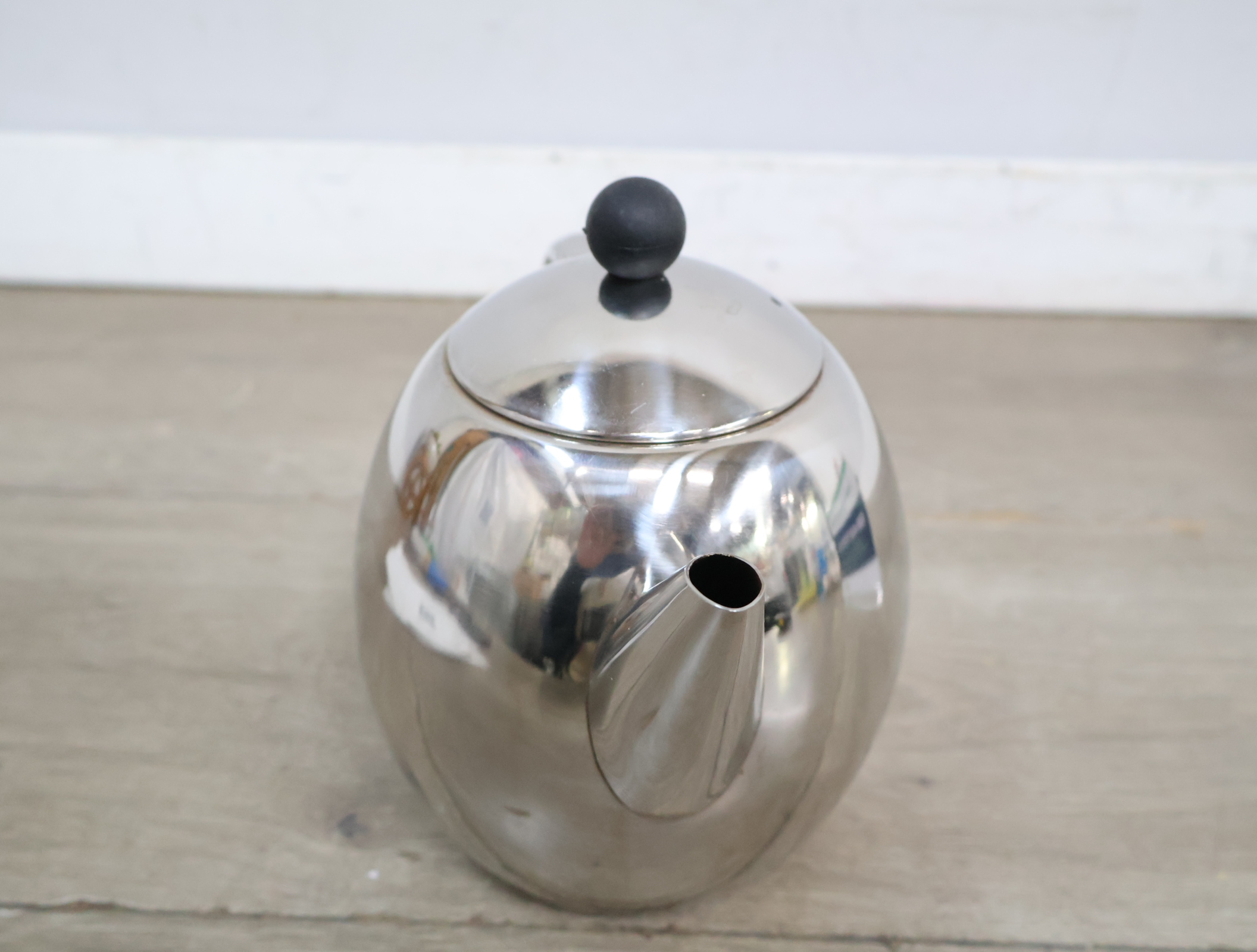 RVS theepot met deksel'' – foto 5 – kavel bij GSD Auctions, Zoeterwoude