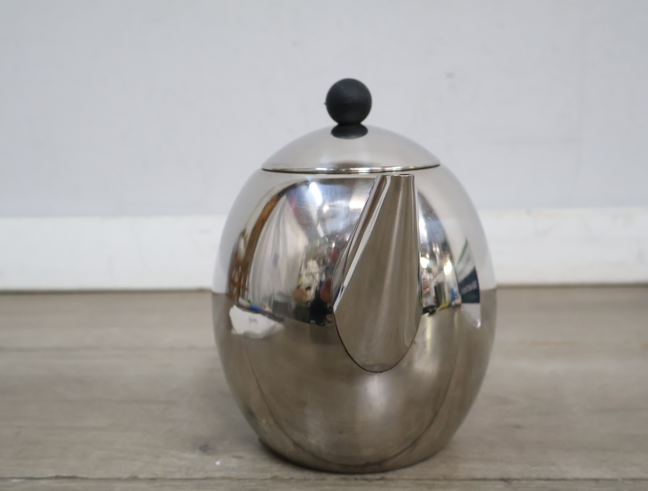 RVS theepot met deksel'' – foto 6 – kavel bij GSD Auctions, Zoeterwoude