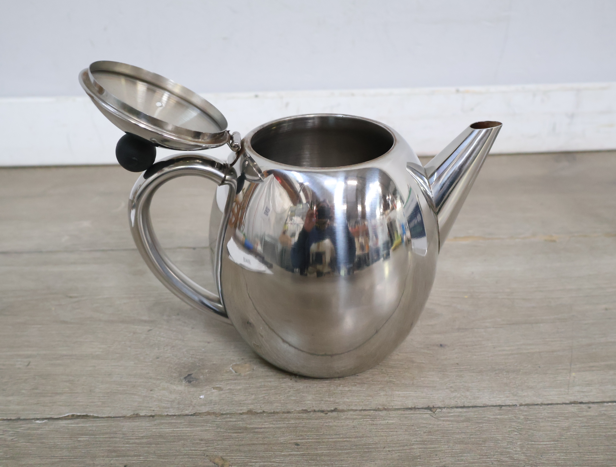 RVS theepot met deksel'' – foto 7 – kavel bij GSD Auctions, Zoeterwoude