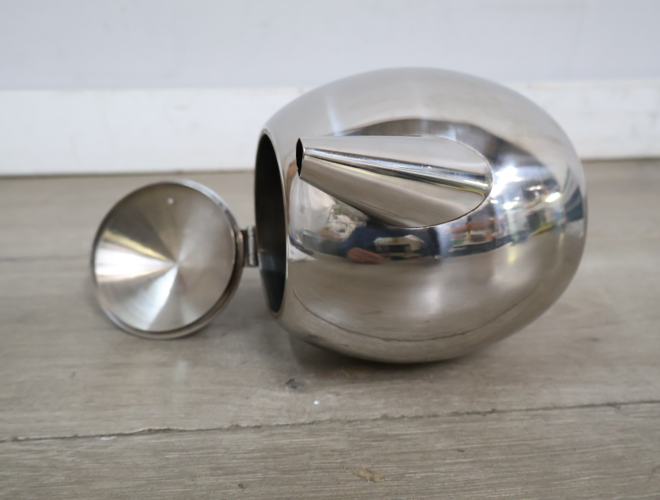 RVS theepot met deksel'' – foto 10 – kavel bij GSD Auctions, Zoeterwoude