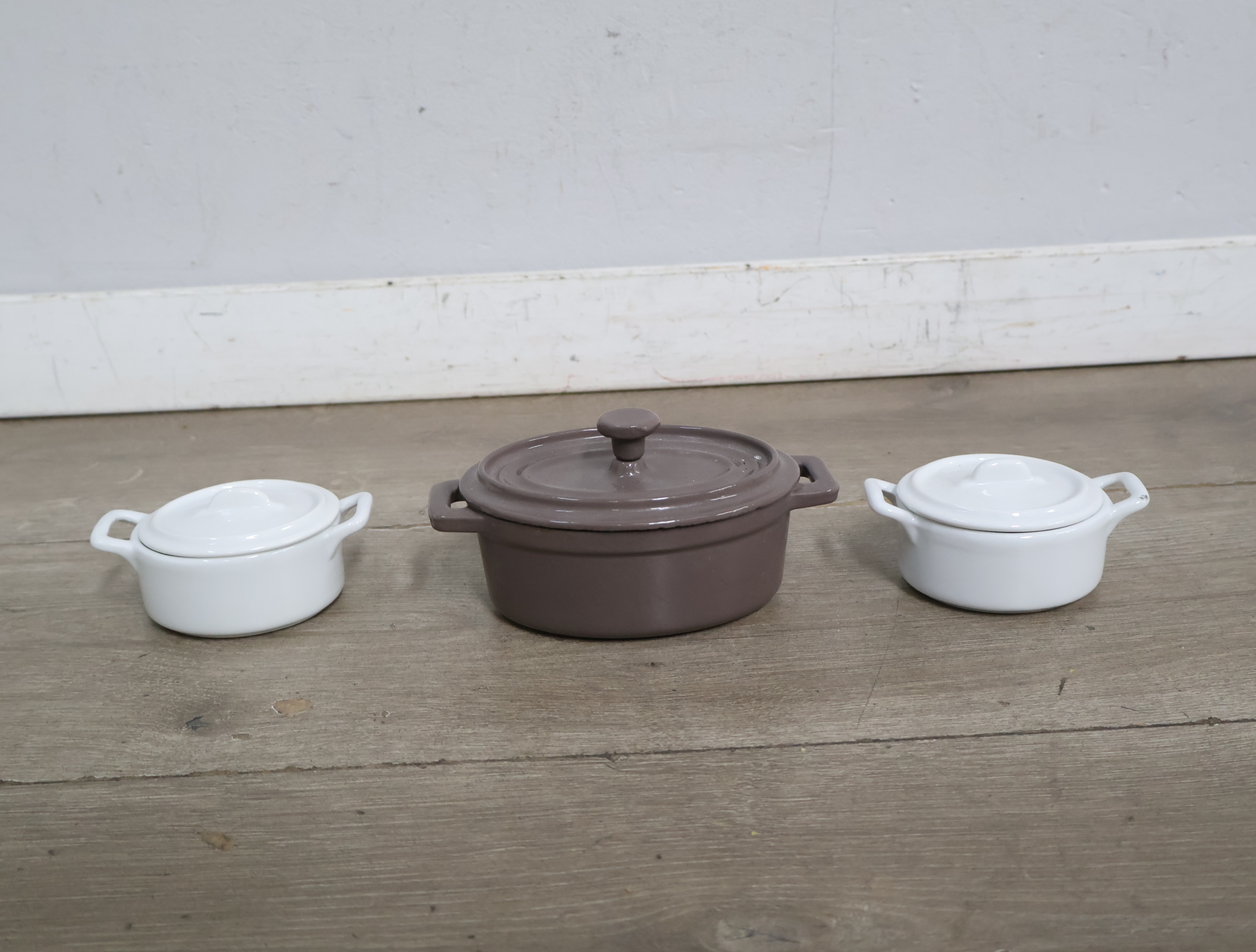 Set van 3 Miniatuur Braadpannetjes'' – foto 4 – kavel bij GSD Auctions, Zoeterwoude