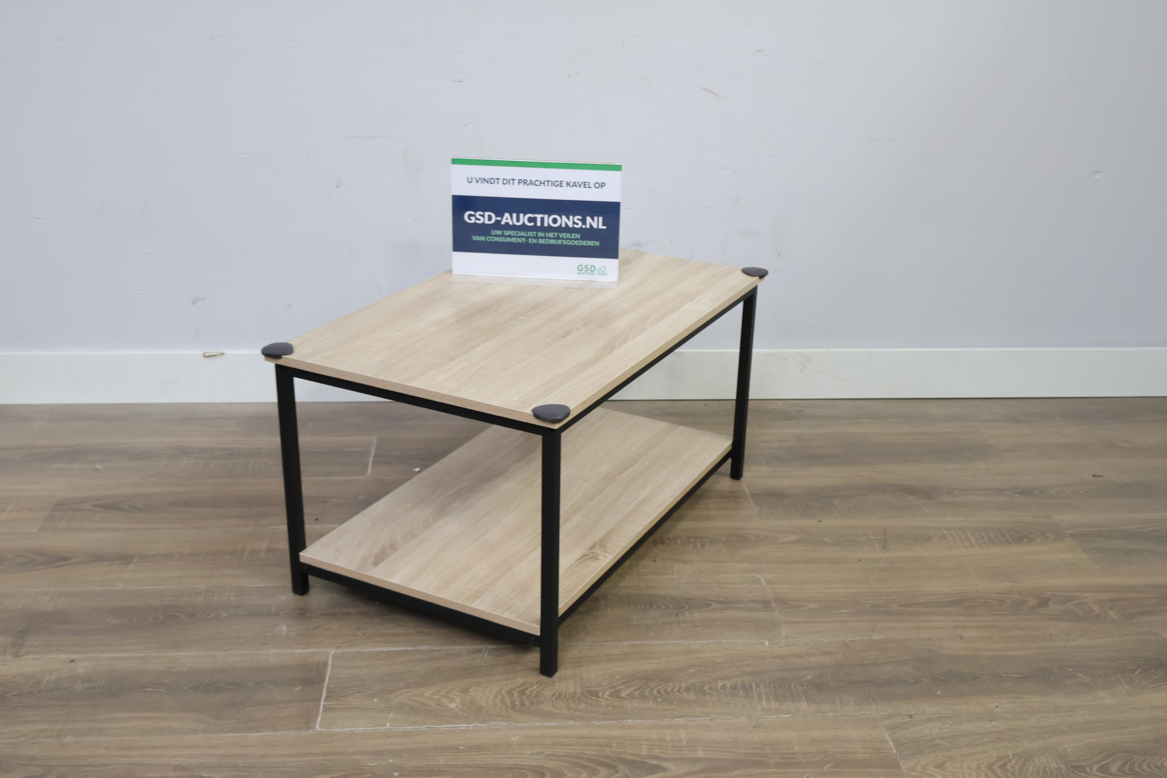 Moderne Salontafel met metalen frame'' – kavel bij GSD Auctions, Zoeterwoude