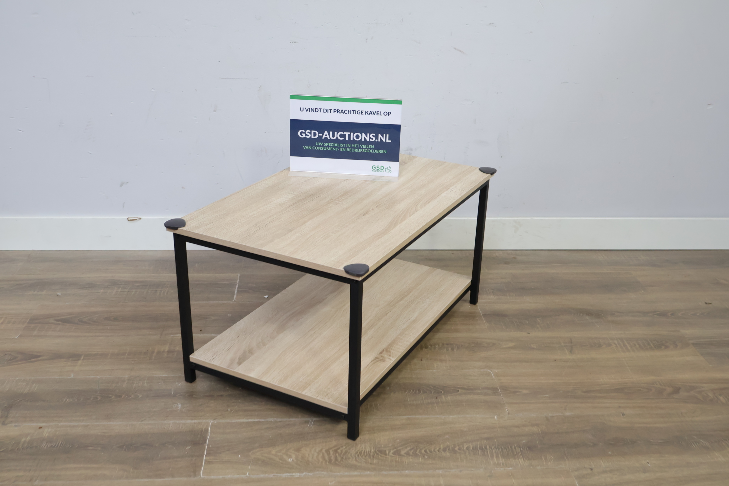 Moderne Salontafel met metalen frame'' – foto 2 – kavel bij GSD Auctions, Zoeterwoude
