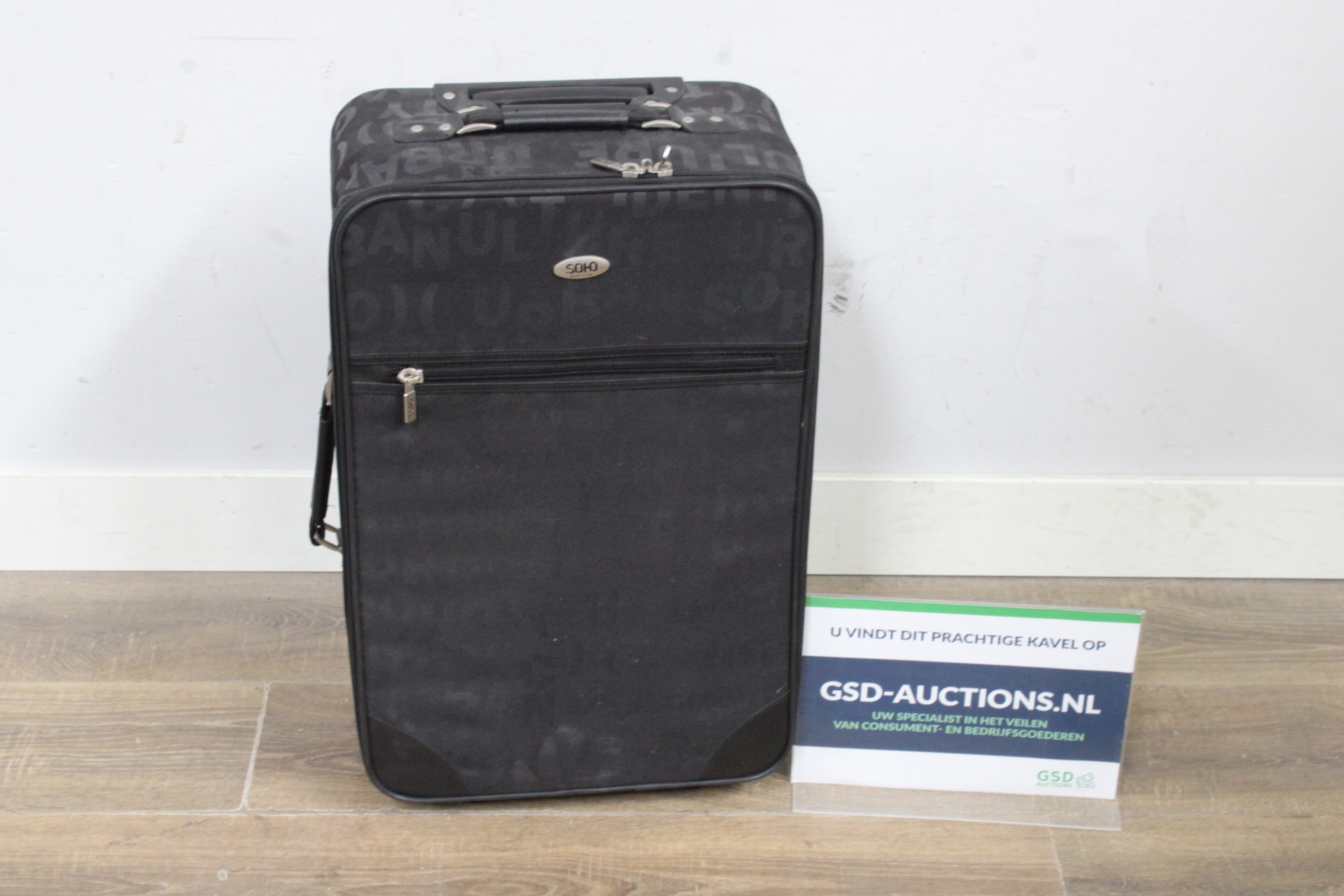 Zwarte reiskoffer'' – kavel bij GSD Auctions, Zoeterwoude