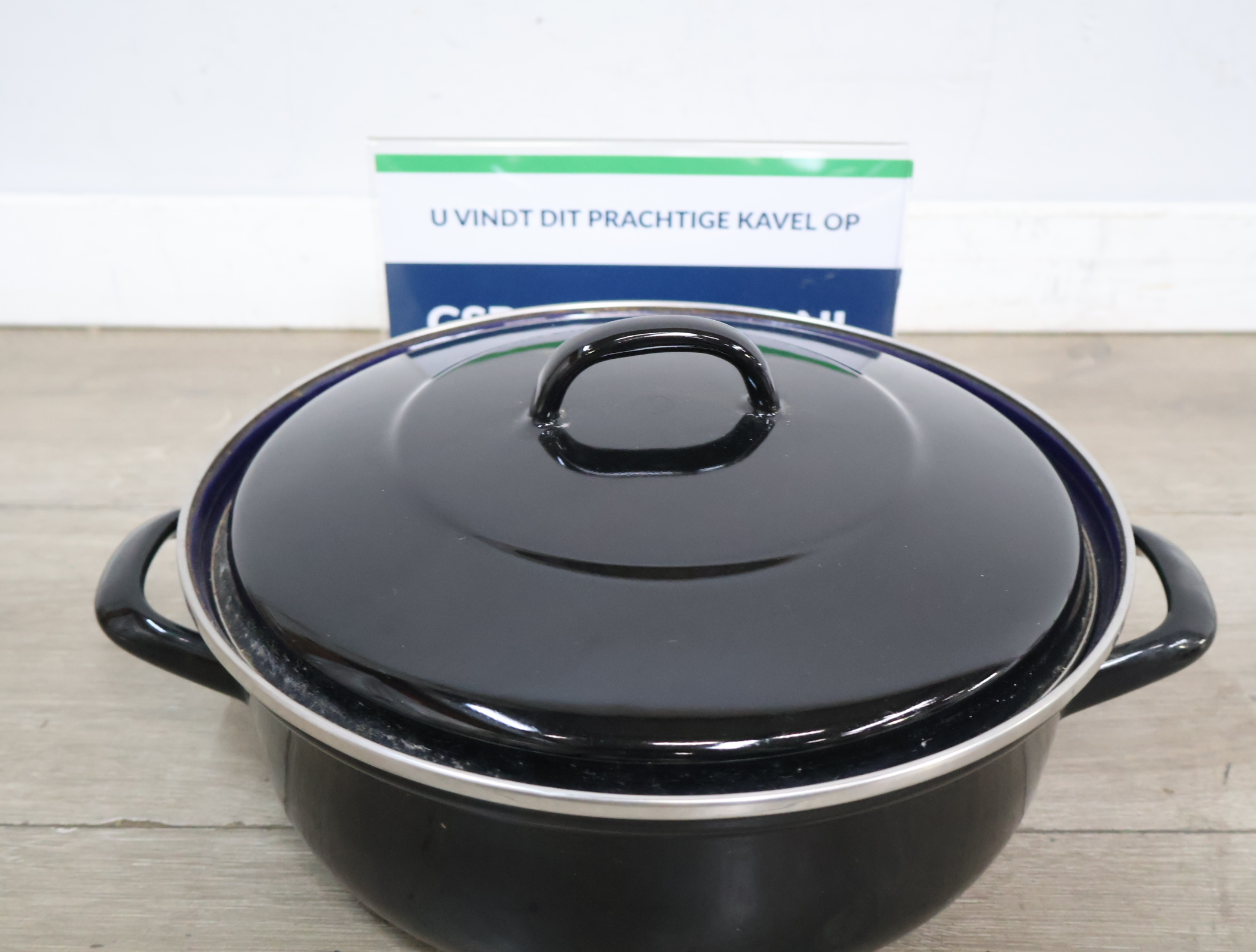Braadpan met deksel'' – kavel bij GSD Auctions, Zoeterwoude