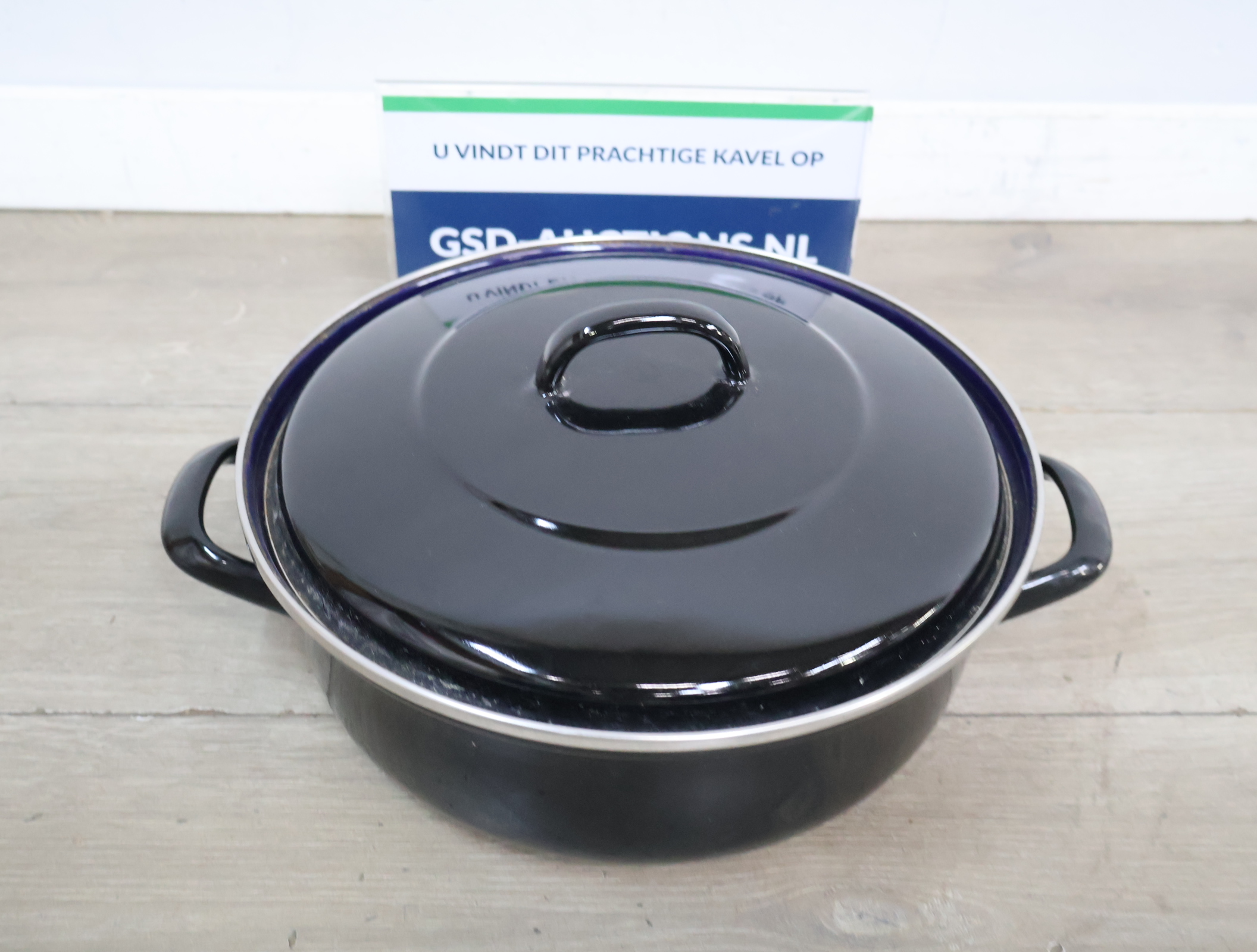 Braadpan met deksel'' – foto 2 – kavel bij GSD Auctions, Zoeterwoude