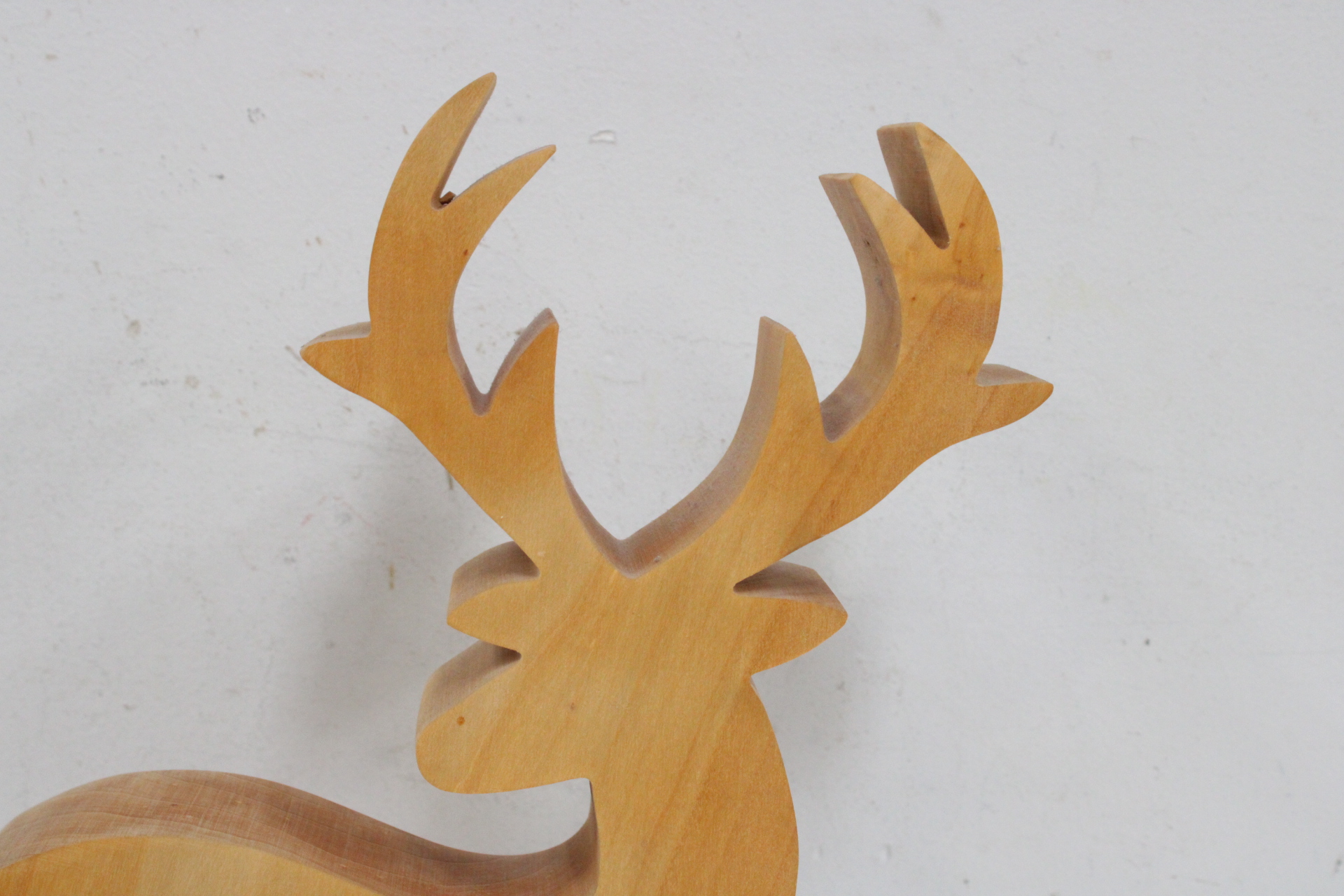 Houten hert decoratie'' – foto 4 – kavel bij GSD Auctions, Zoeterwoude