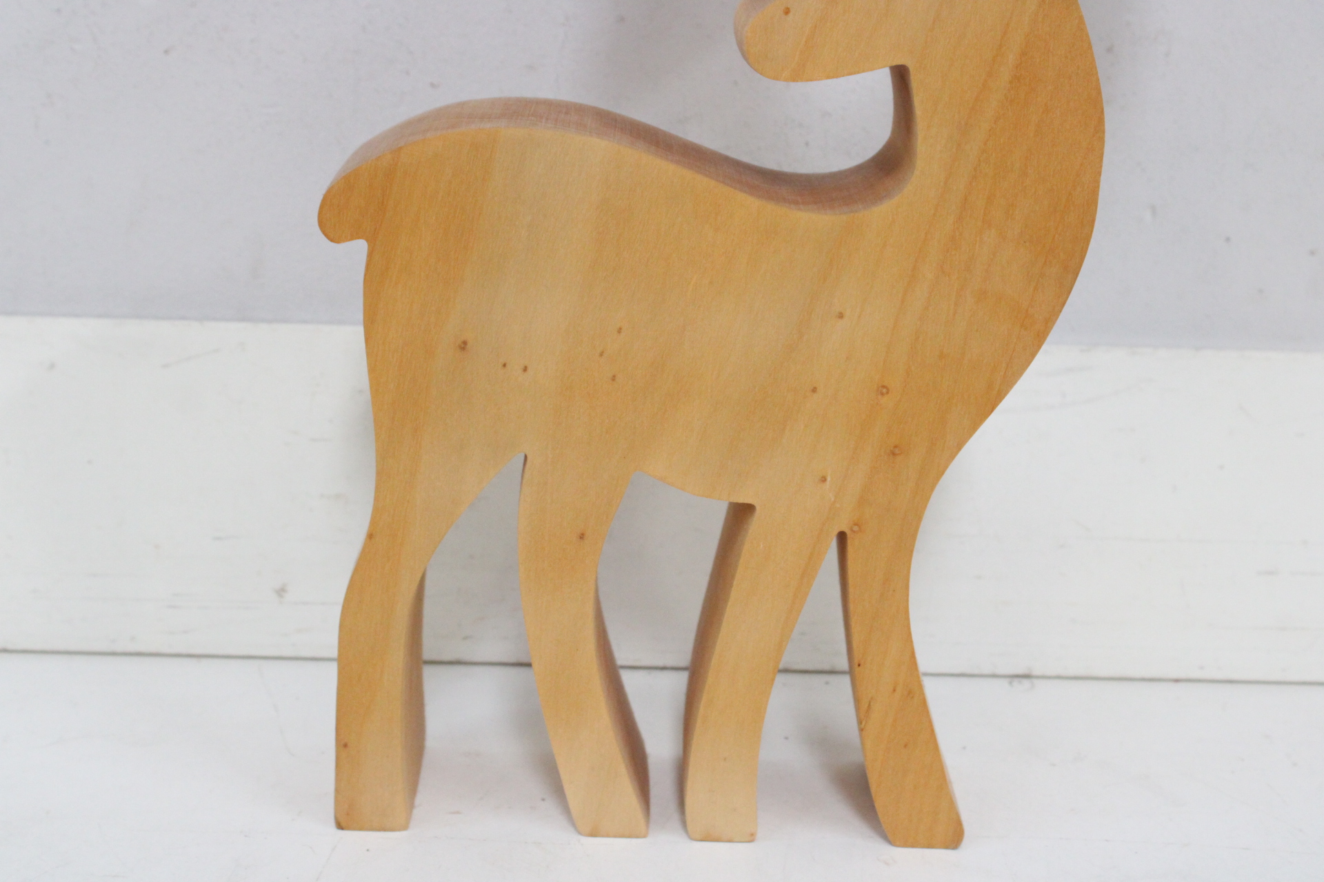 Houten hert decoratie'' – foto 5 – kavel bij GSD Auctions, Zoeterwoude