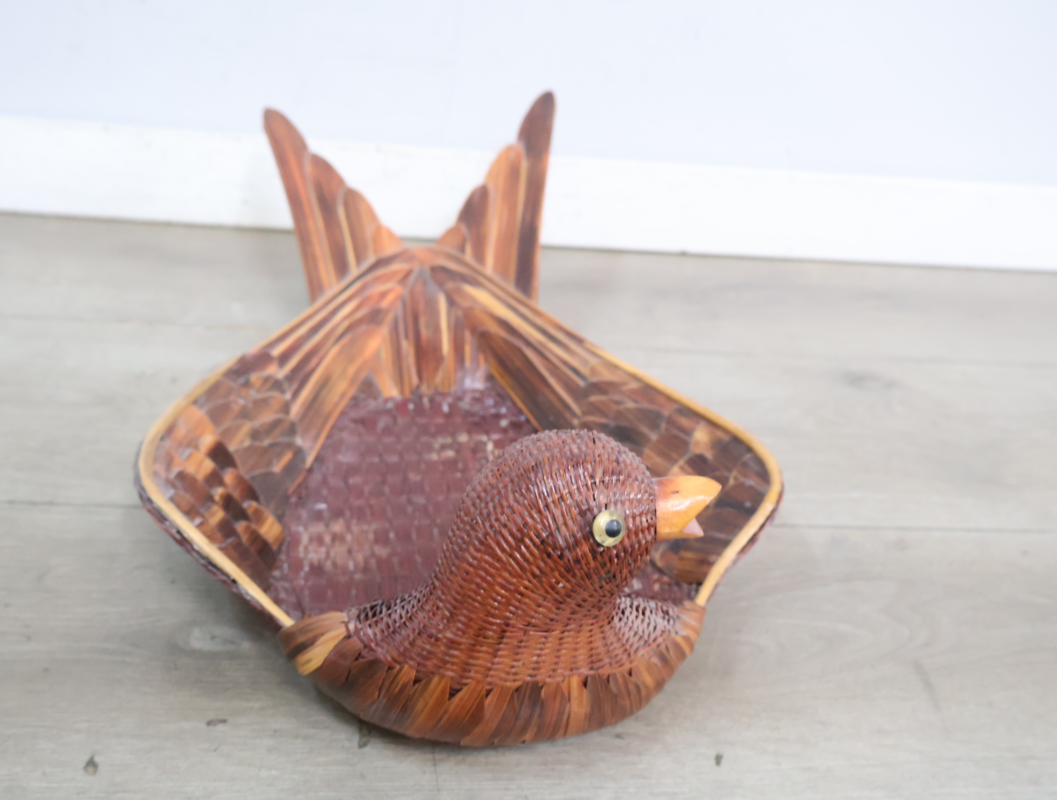 Houten vogel schaal'' – foto 9 – kavel bij GSD Auctions, Zoeterwoude