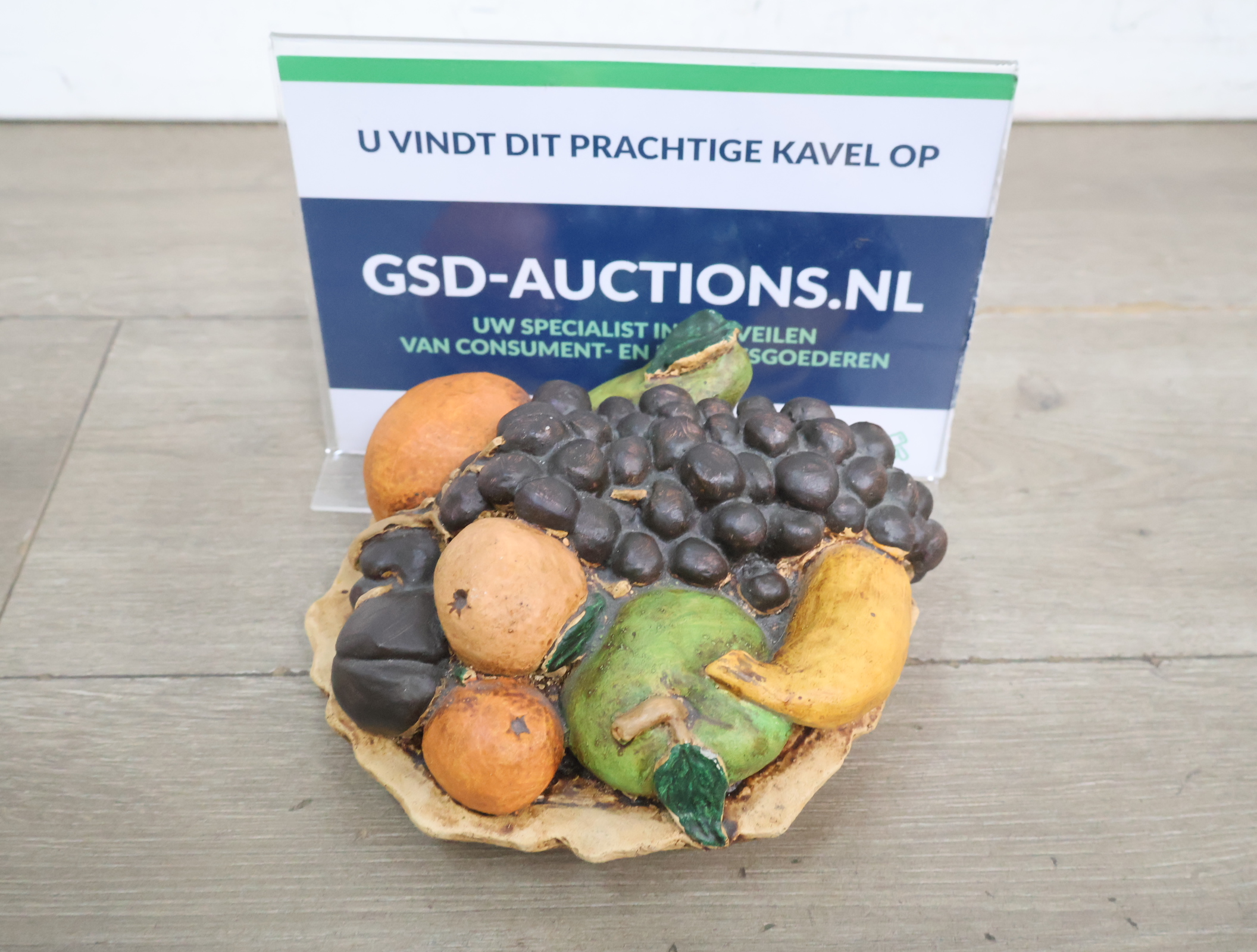Decoratief fruitschaaltje'' – kavel bij GSD Auctions, Zoeterwoude