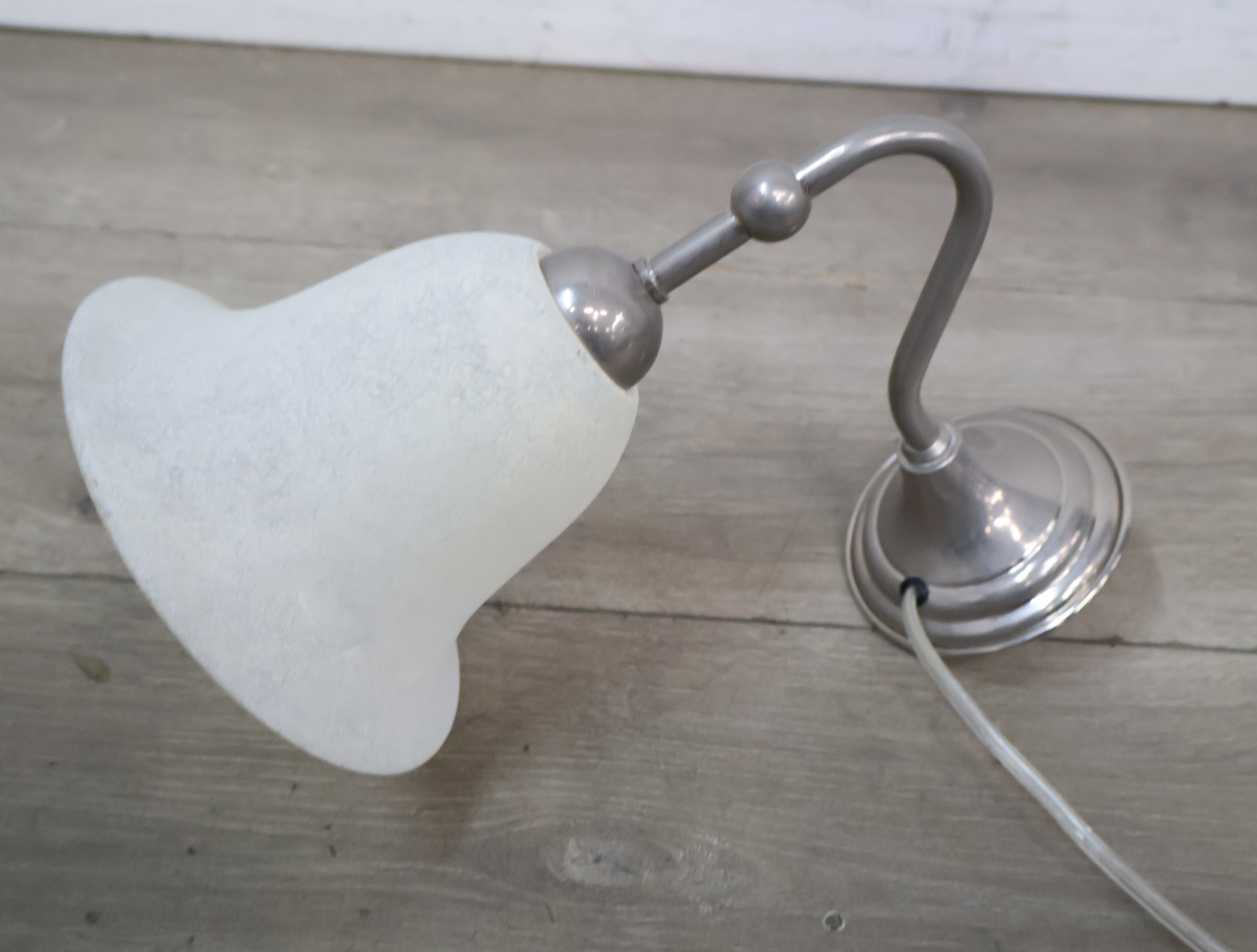 Wandlamp met witte kap'' – foto 4 – kavel bij GSD Auctions, Zoeterwoude