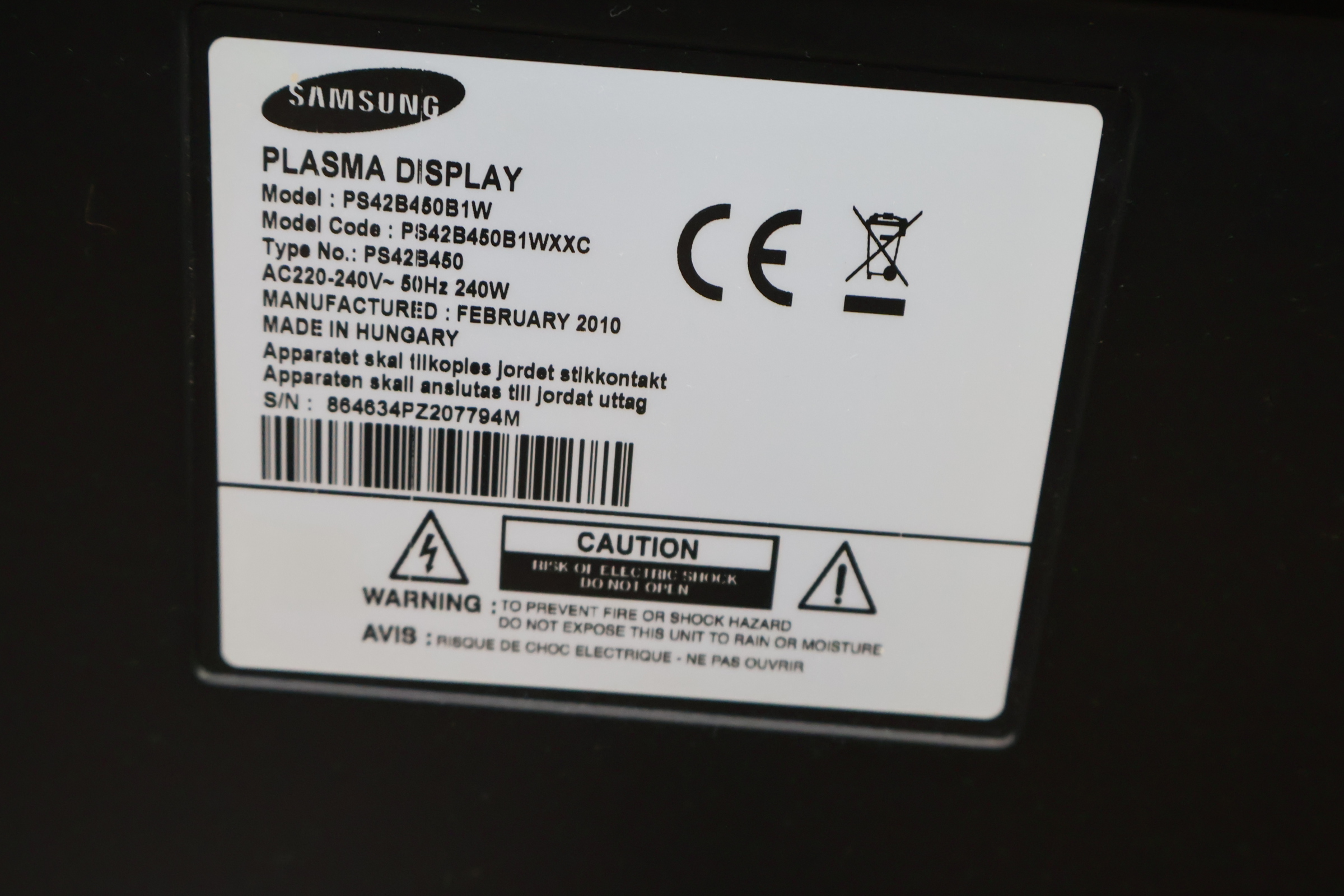Samsung Televisie - 42'inch'' – foto 8 – kavel bij GSD Auctions, Zoeterwoude