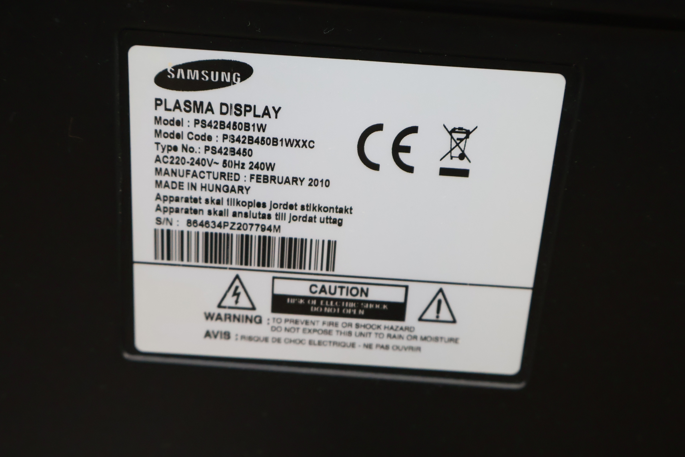 Samsung Televisie - 42'inch'' – foto 9 – kavel bij GSD Auctions, Zoeterwoude