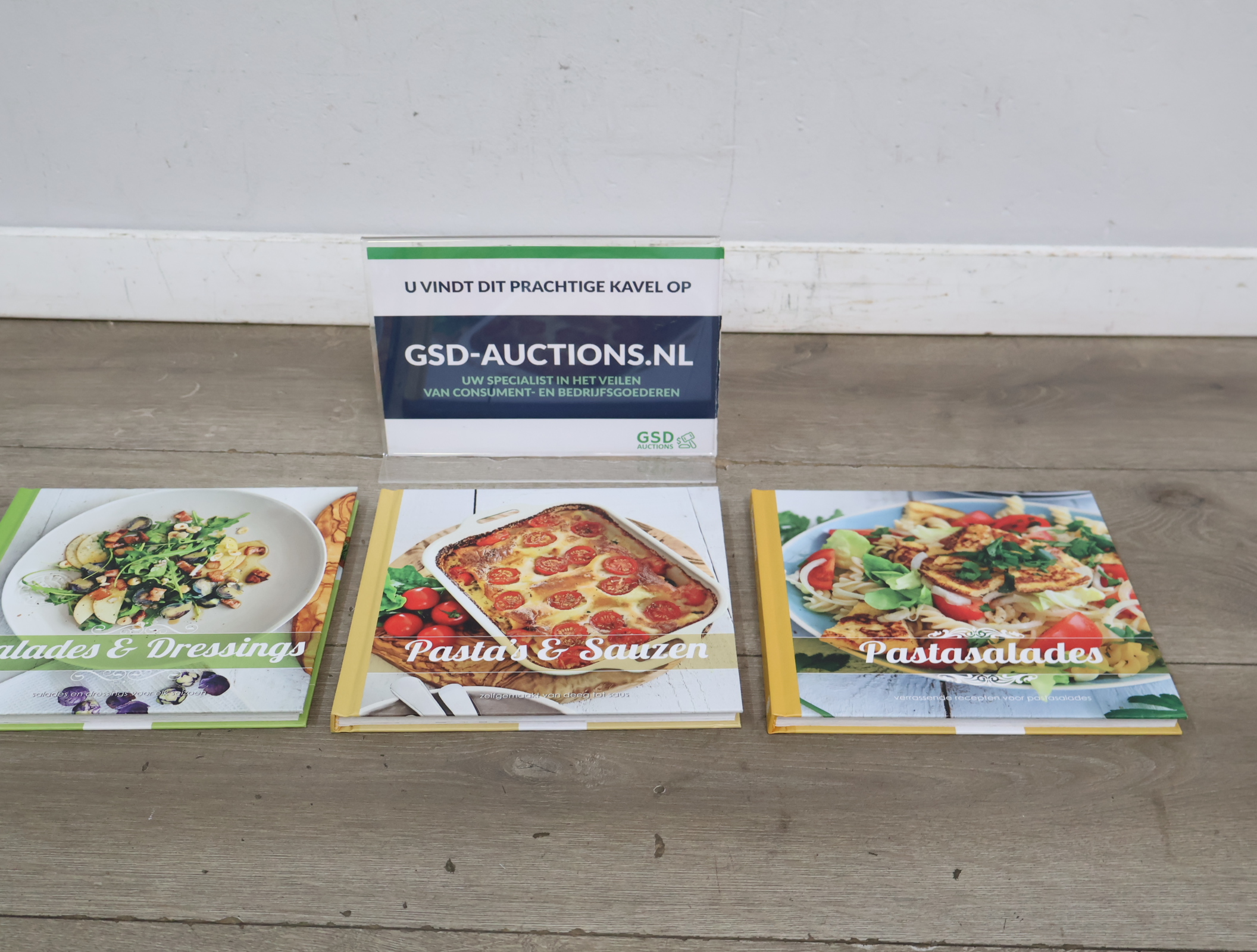 Set kookboeken Pasta en Salades'' – kavel bij GSD Auctions, Zoeterwoude
