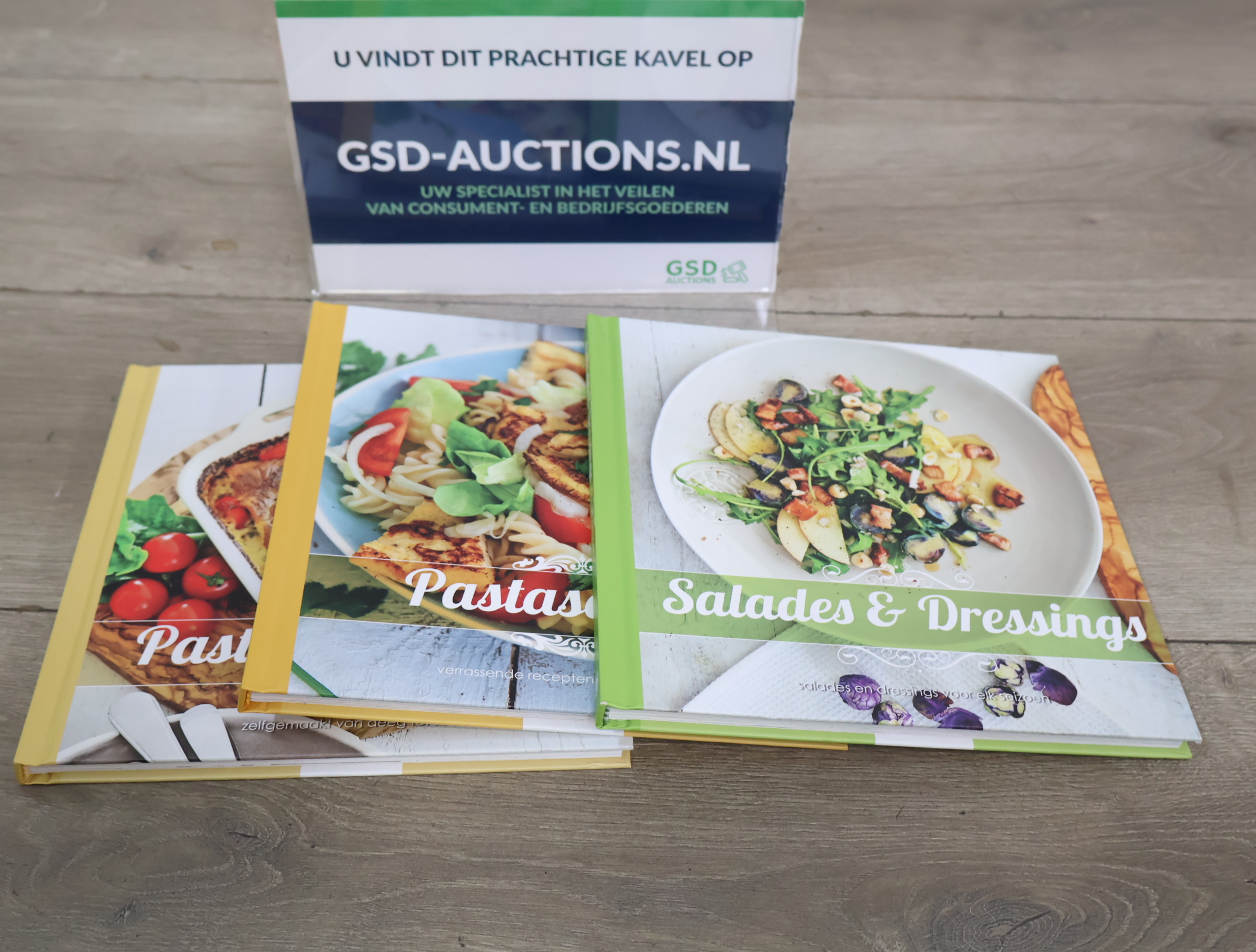 Set kookboeken Pasta en Salades'' – foto 2 – kavel bij GSD Auctions, Zoeterwoude