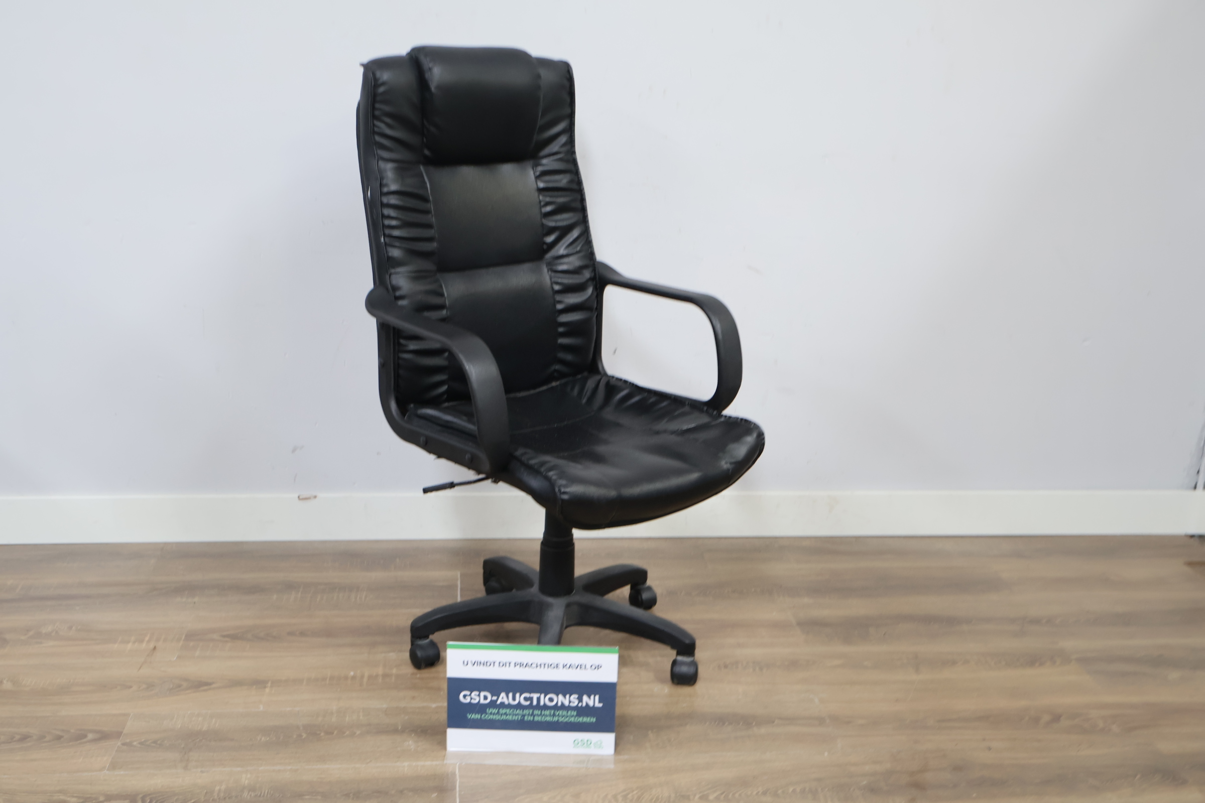Zwarte bureaustoel'' – foto 2 – kavel bij GSD Auctions, Zoeterwoude