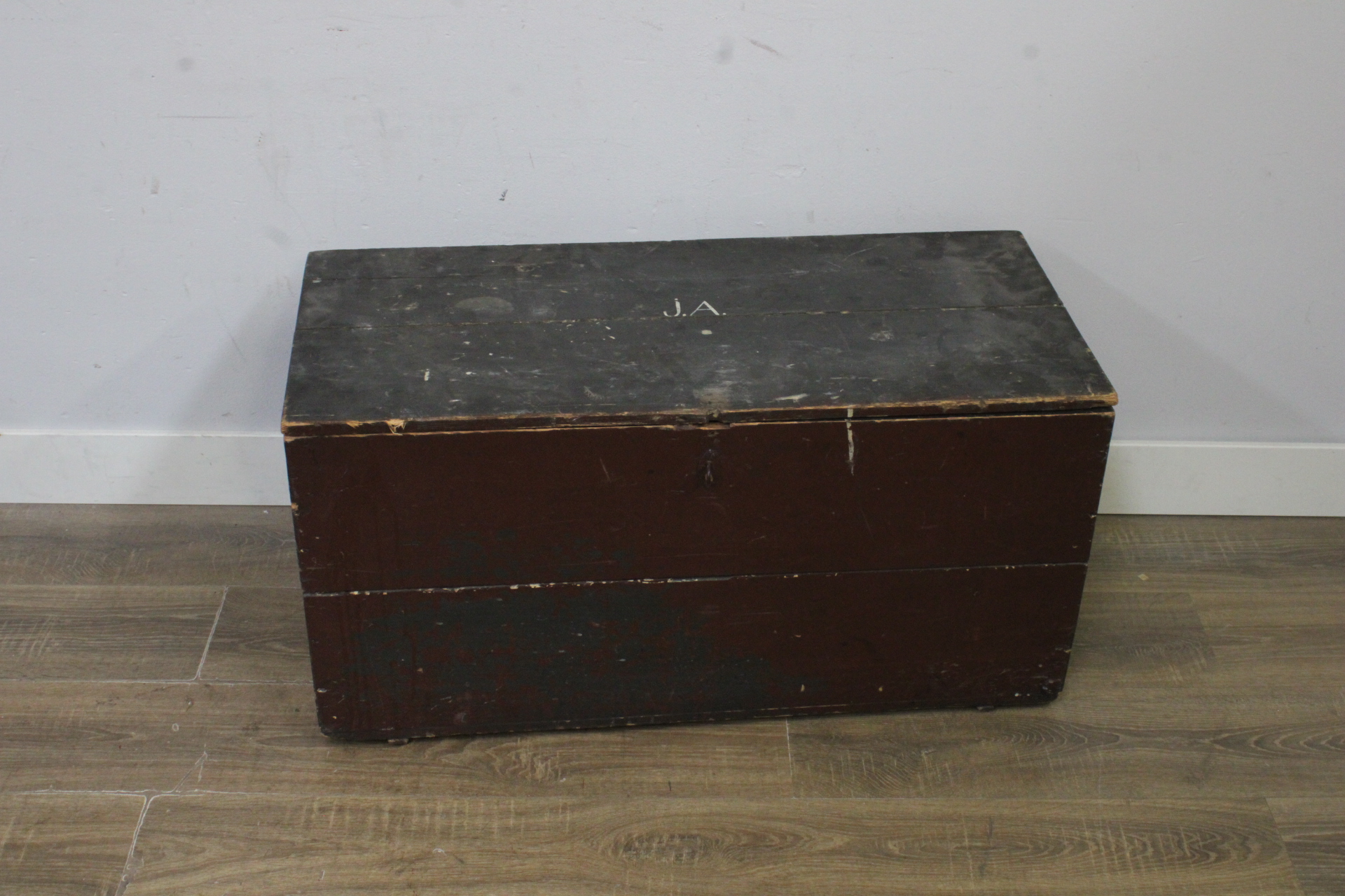 Houten kist met klepdeksel'' – foto 2 – kavel bij GSD Auctions, Zoeterwoude