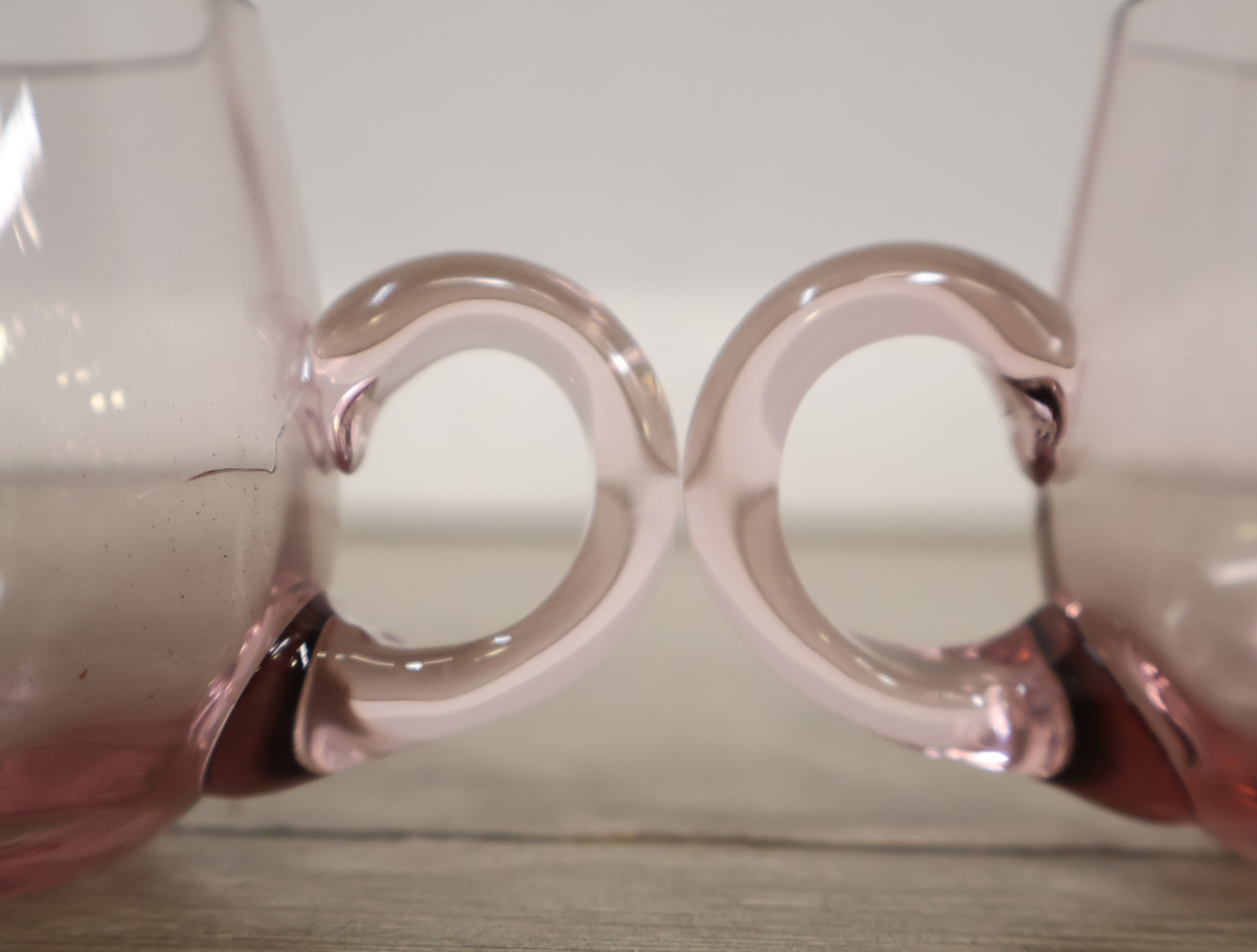 Glazen punchbowl met vier bijpassende bekers'' – foto 10 – kavel bij GSD Auctions, Zoeterwoude