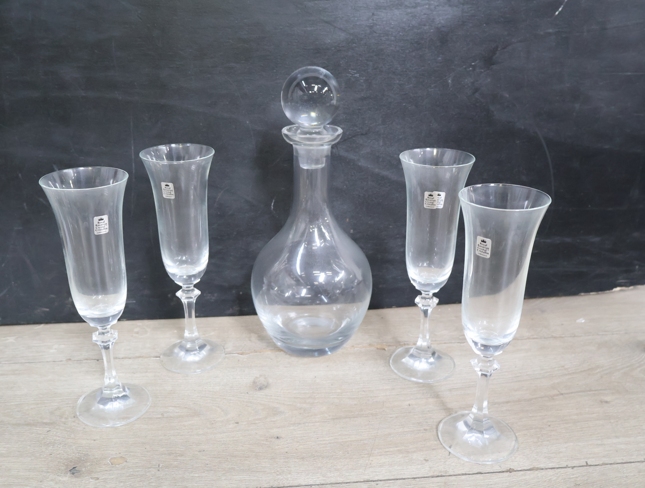 Kristallen karaf met 4 glazen'' – foto 3 – kavel bij GSD Auctions, Zoeterwoude