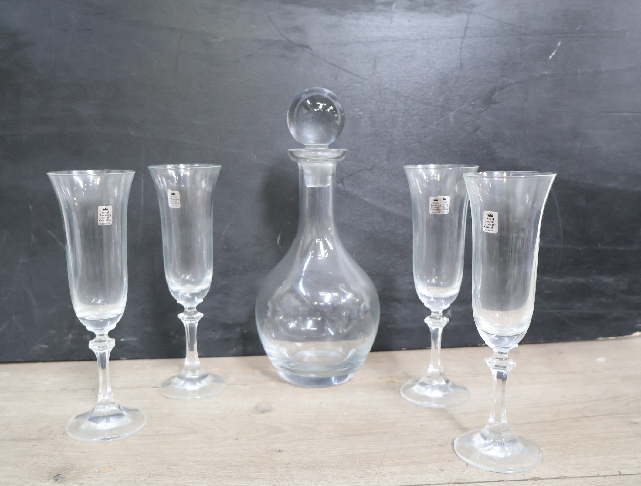 Kristallen karaf met 4 glazen'' – foto 4 – kavel bij GSD Auctions, Zoeterwoude