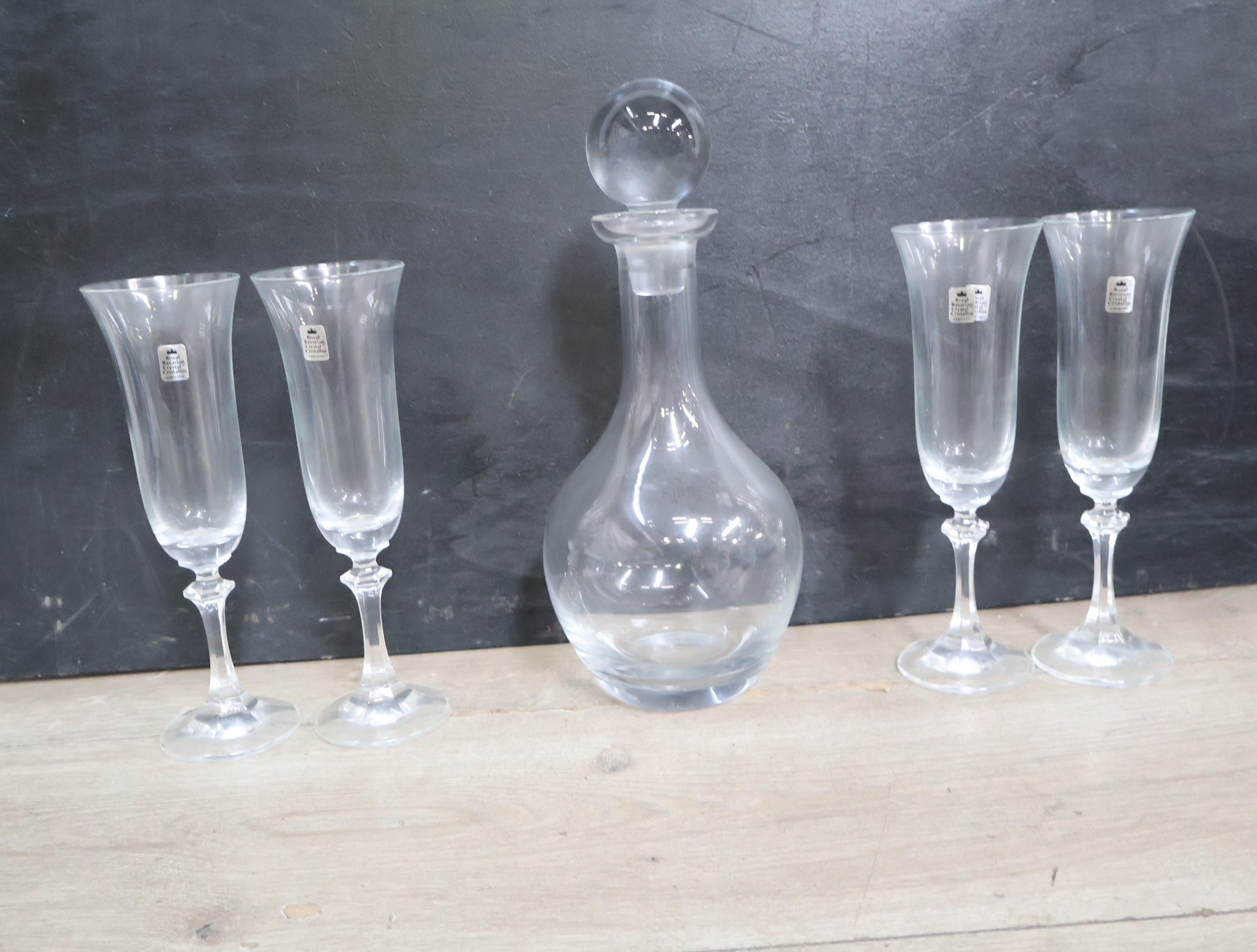 Kristallen karaf met 4 glazen'' – foto 5 – kavel bij GSD Auctions, Zoeterwoude