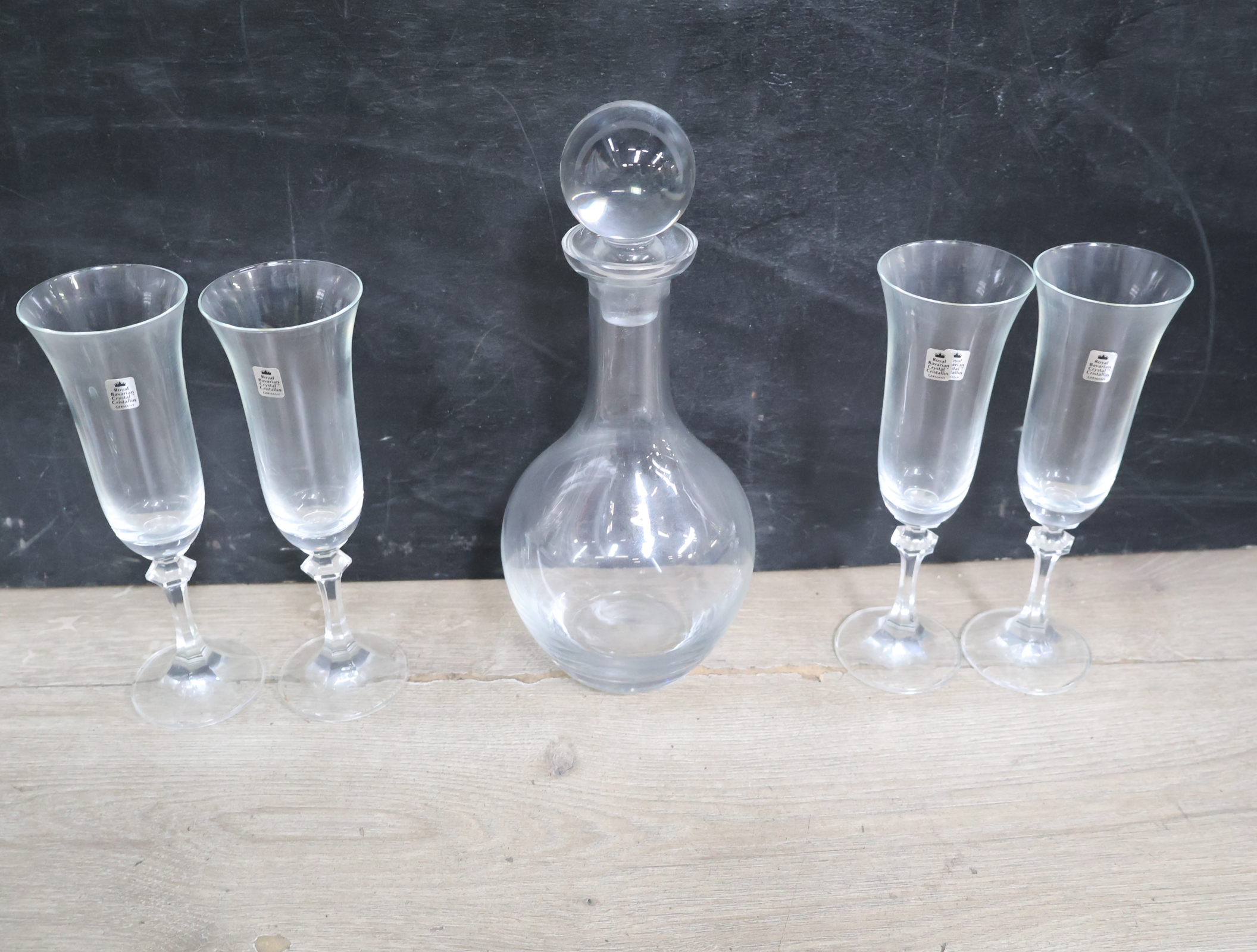Kristallen karaf met 4 glazen'' – foto 6 – kavel bij GSD Auctions, Zoeterwoude