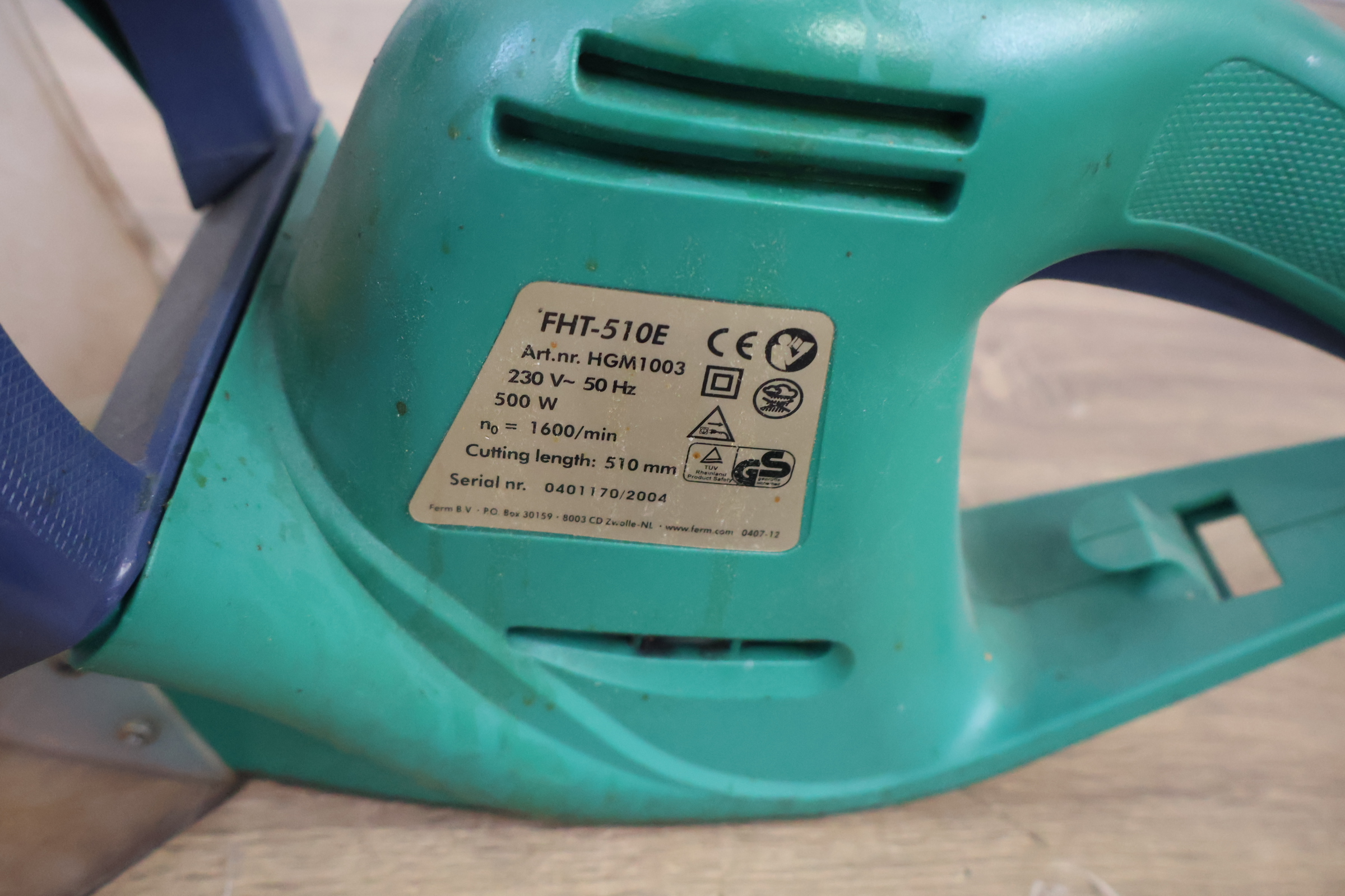 Elektrische heggenschaar van FERM'' – foto 10 – kavel bij GSD Auctions, Zoeterwoude