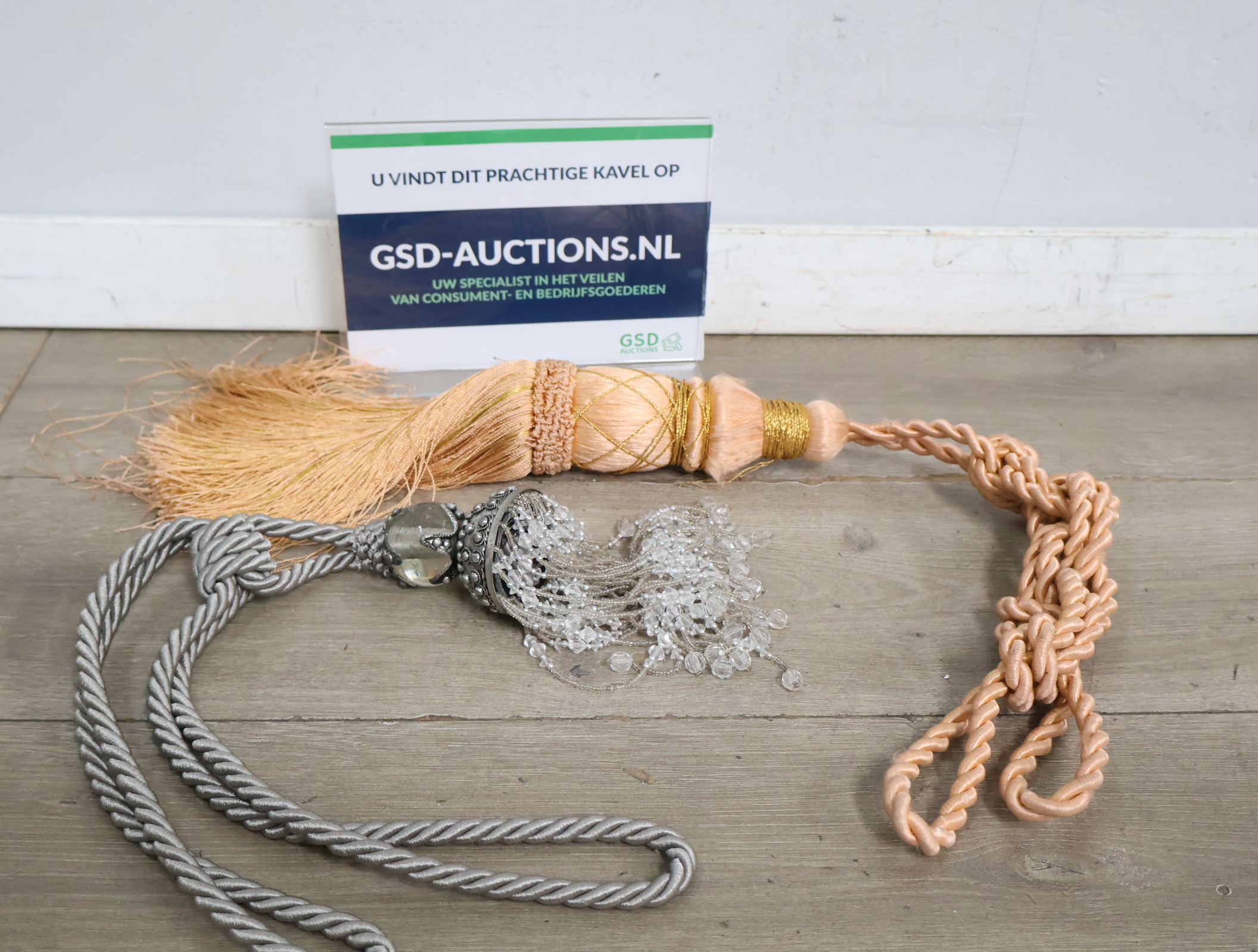 Decoratieve gordijntassels'' – kavel bij GSD Auctions, Zoeterwoude