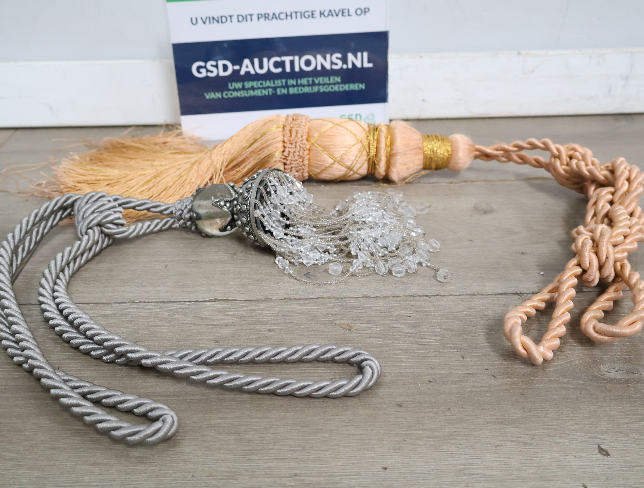 Decoratieve gordijntassels'' – foto 2 – kavel bij GSD Auctions, Zoeterwoude