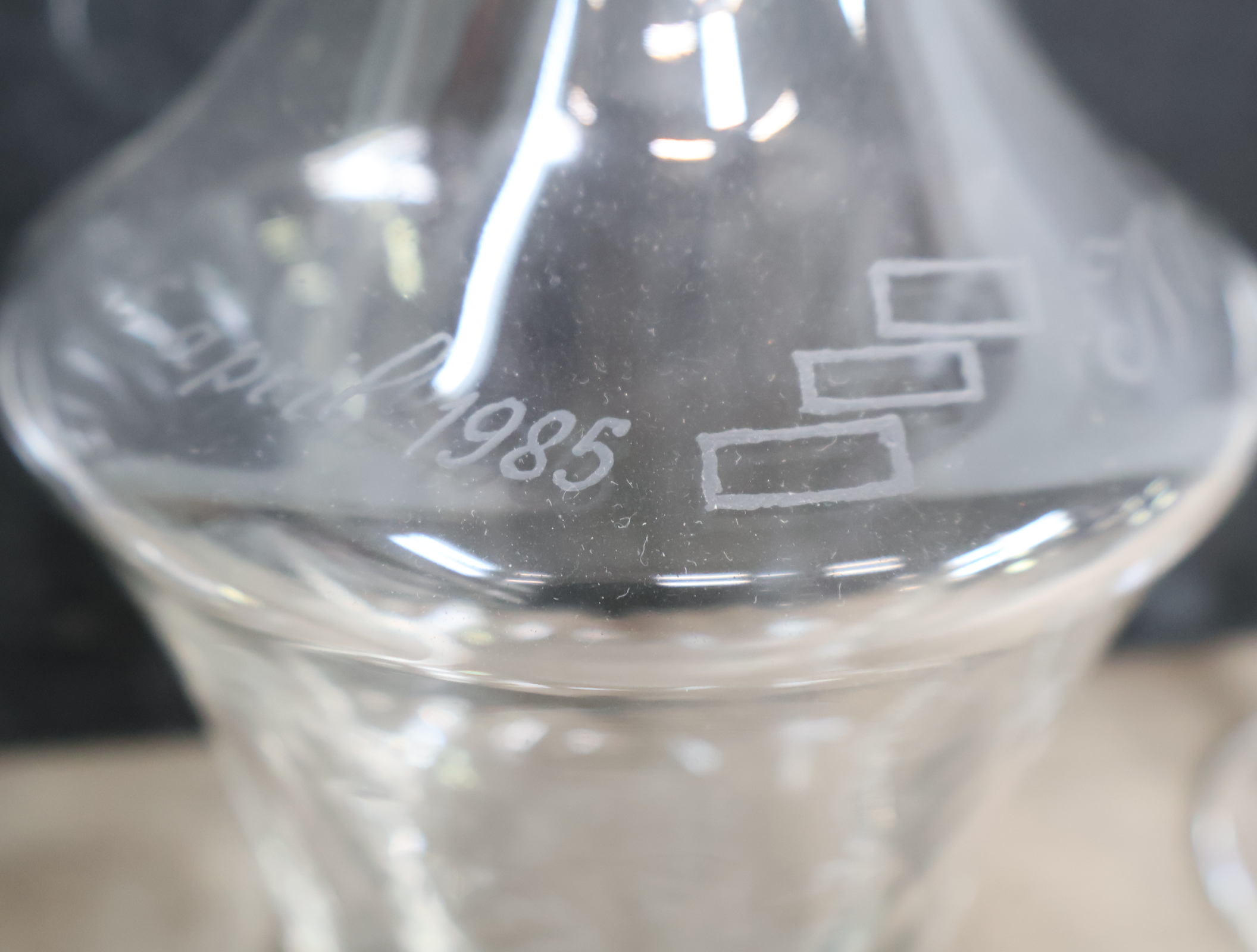 Kristallen karaf met 4 coupes'' – foto 8 – kavel bij GSD Auctions, Zoeterwoude