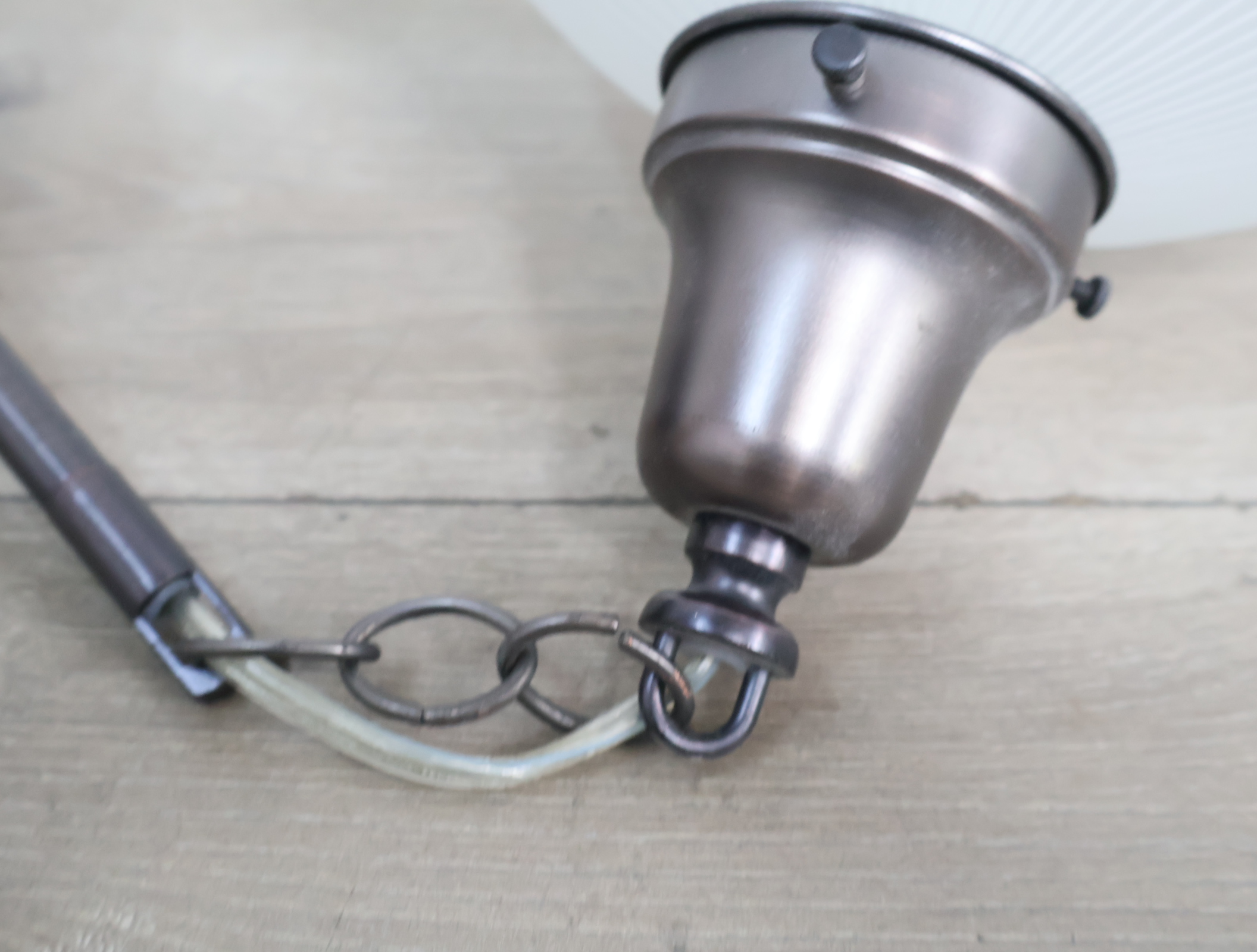 Hanglamp met glazen kap'' – foto 7 – kavel bij GSD Auctions, Zoeterwoude