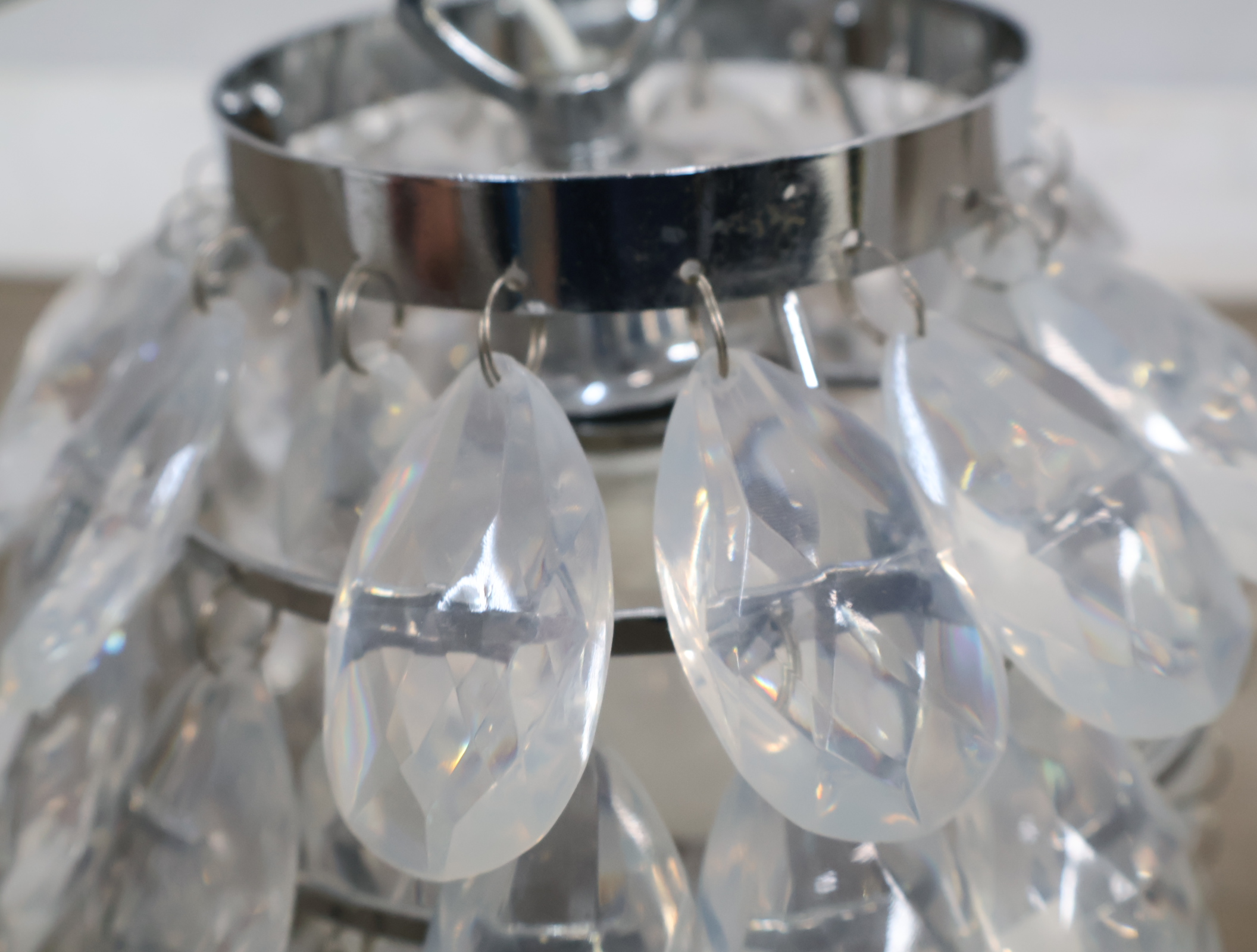 Hanglamp met glazen druppels'' – foto 7 – kavel bij GSD Auctions, Zoeterwoude