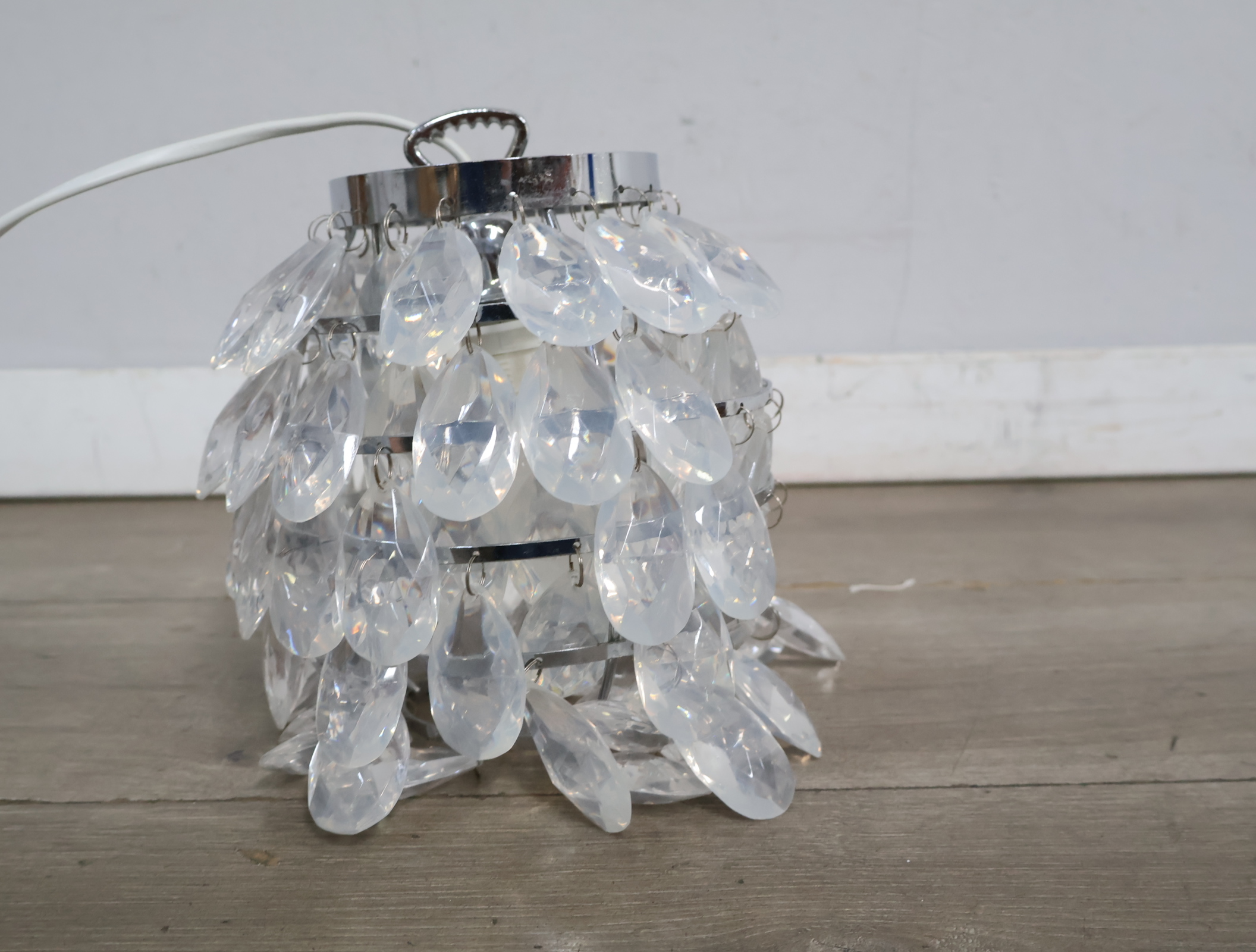 Hanglamp met glazen druppels'' – foto 9 – kavel bij GSD Auctions, Zoeterwoude