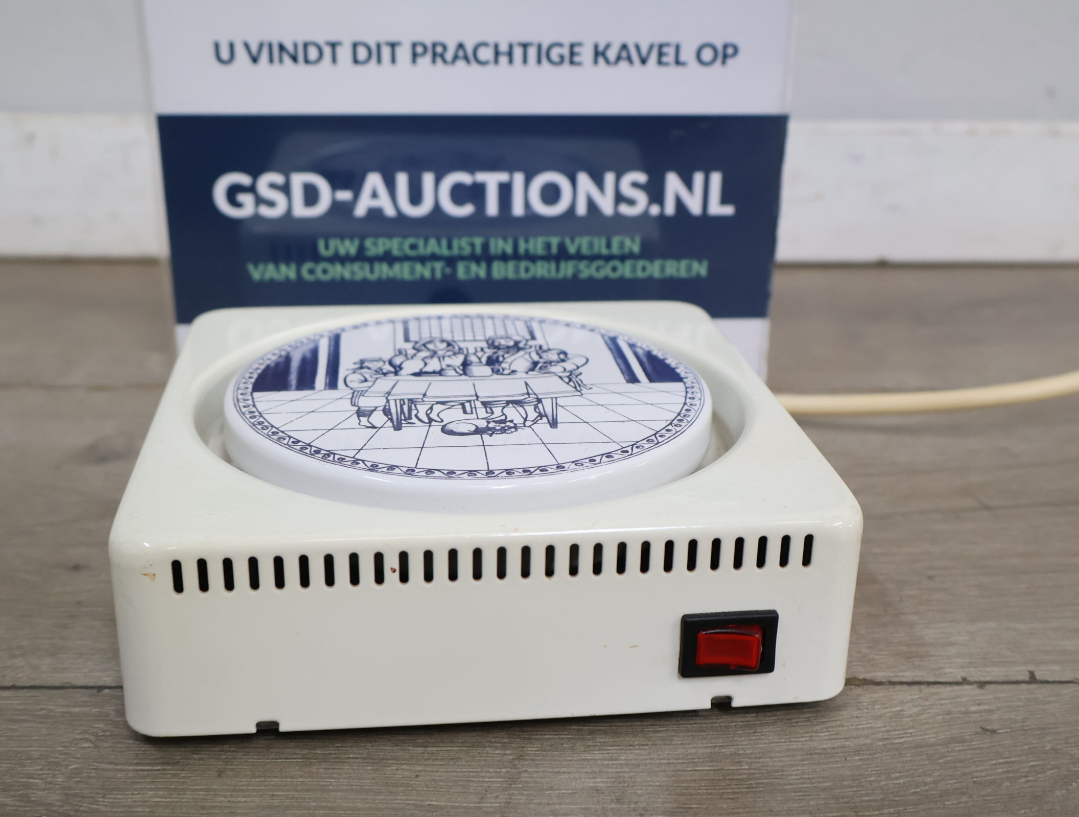 Elektrische warmhoudplaat met print'' – foto 2 – kavel bij GSD Auctions, Zoeterwoude