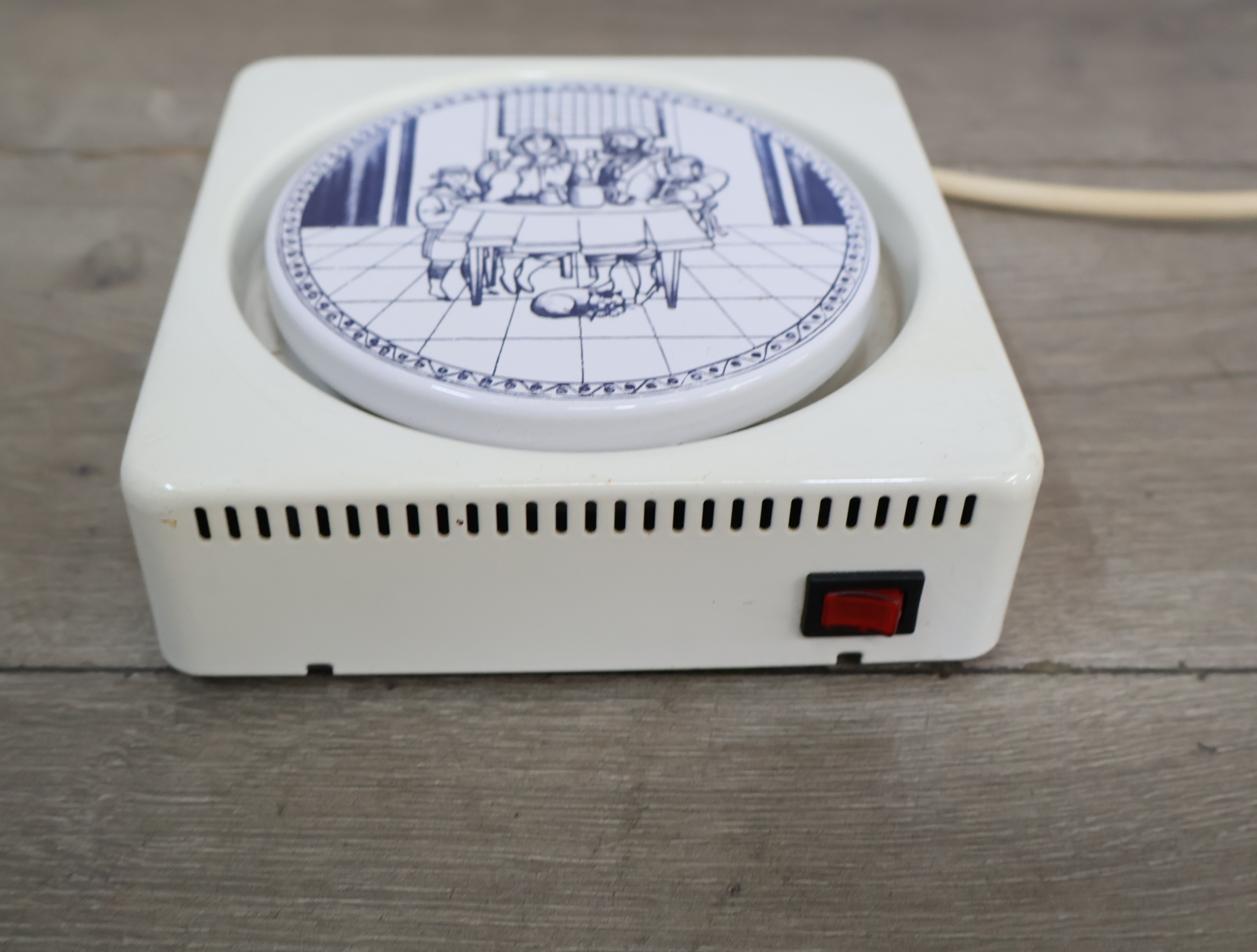 Elektrische warmhoudplaat met print'' – foto 3 – kavel bij GSD Auctions, Zoeterwoude