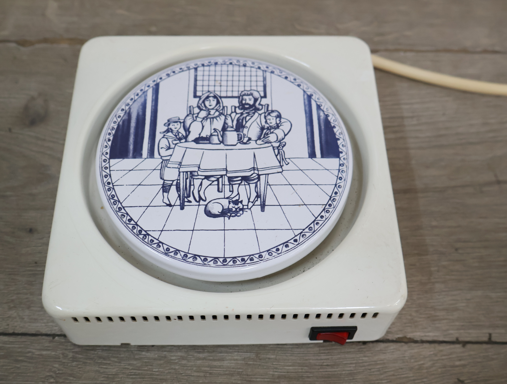 Elektrische warmhoudplaat met print'' – foto 4 – kavel bij GSD Auctions, Zoeterwoude