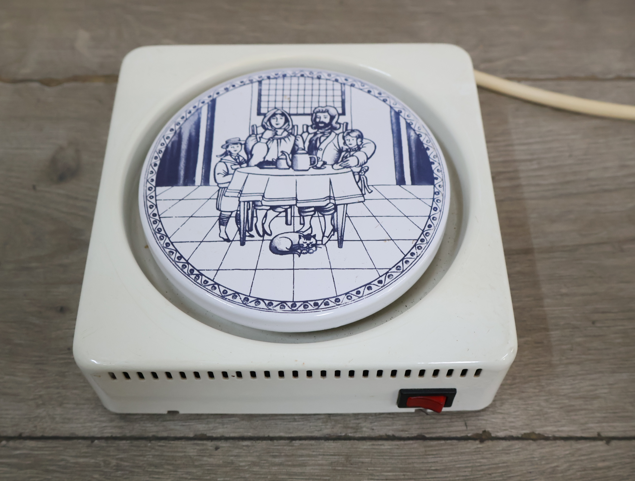 Elektrische warmhoudplaat met print'' – foto 6 – kavel bij GSD Auctions, Zoeterwoude